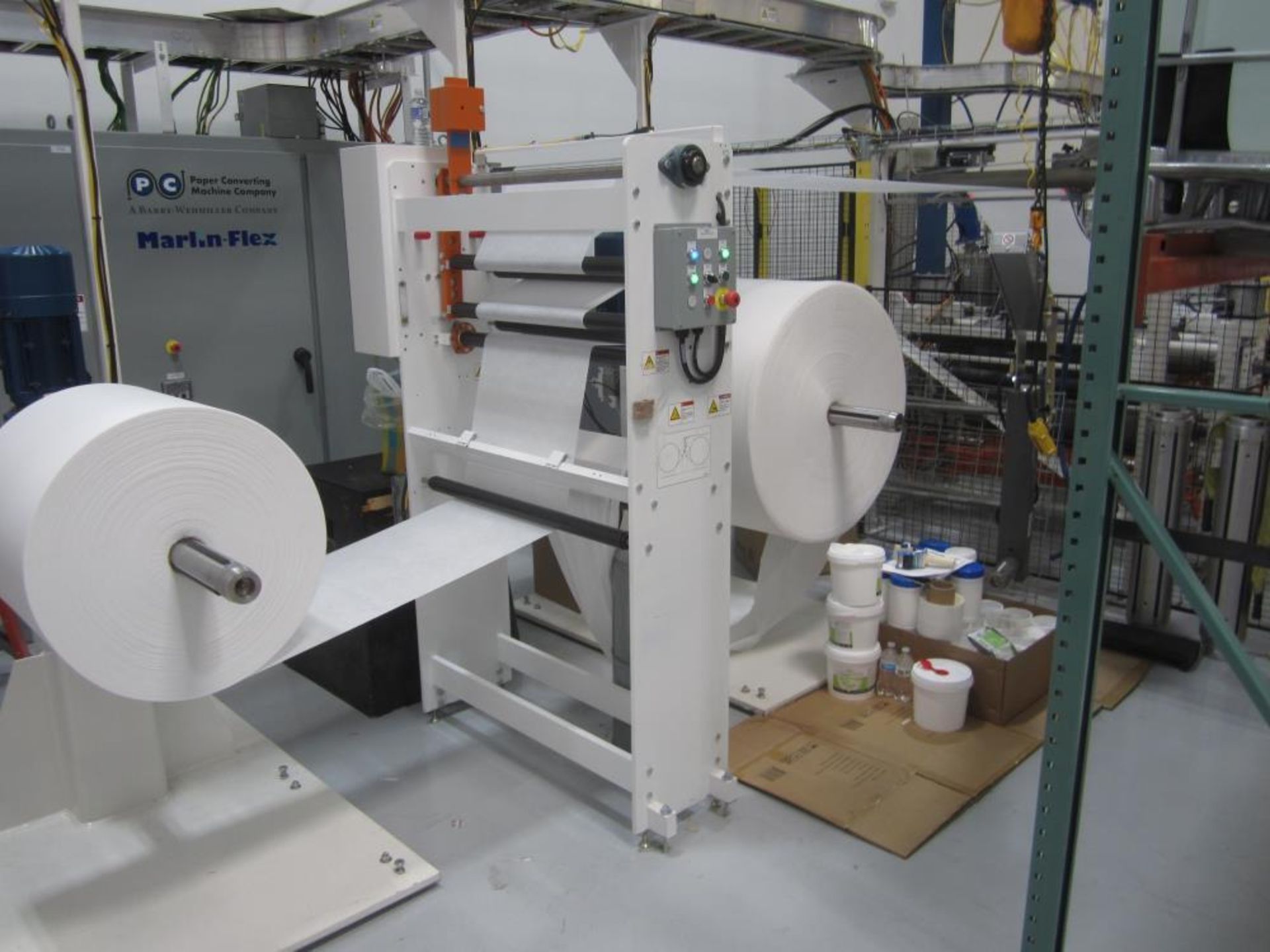 Used- Paper Converting Machine Company Barry-Wehmiller Wet Wipes Complete System. Exfoliating facial - Image 7 of 24