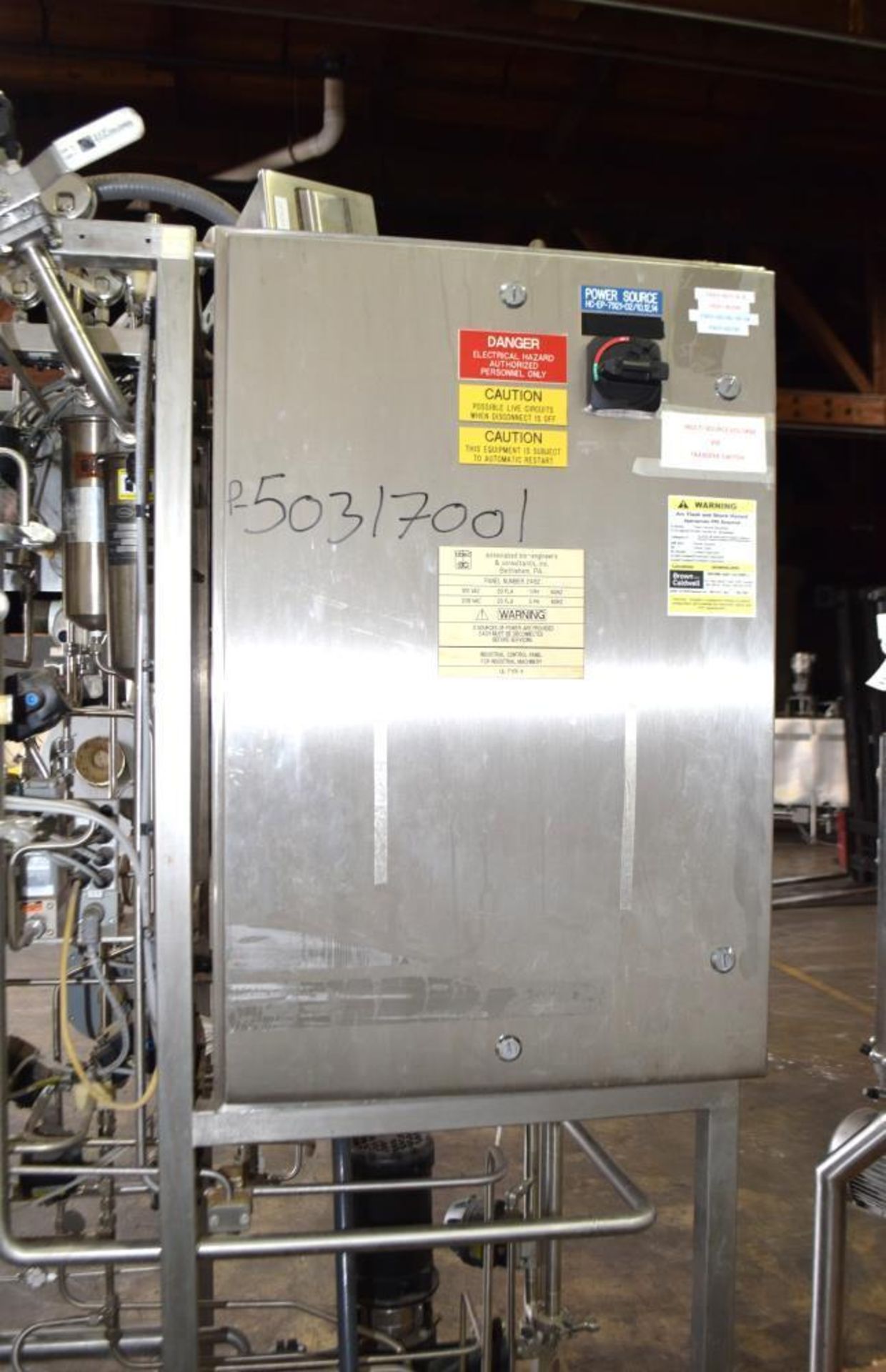 Used- ABEC Associated Bio-Engineers & Consultants 150 Liter (39.6 Gallon) Bioreactor System Consisti - Image 25 of 44