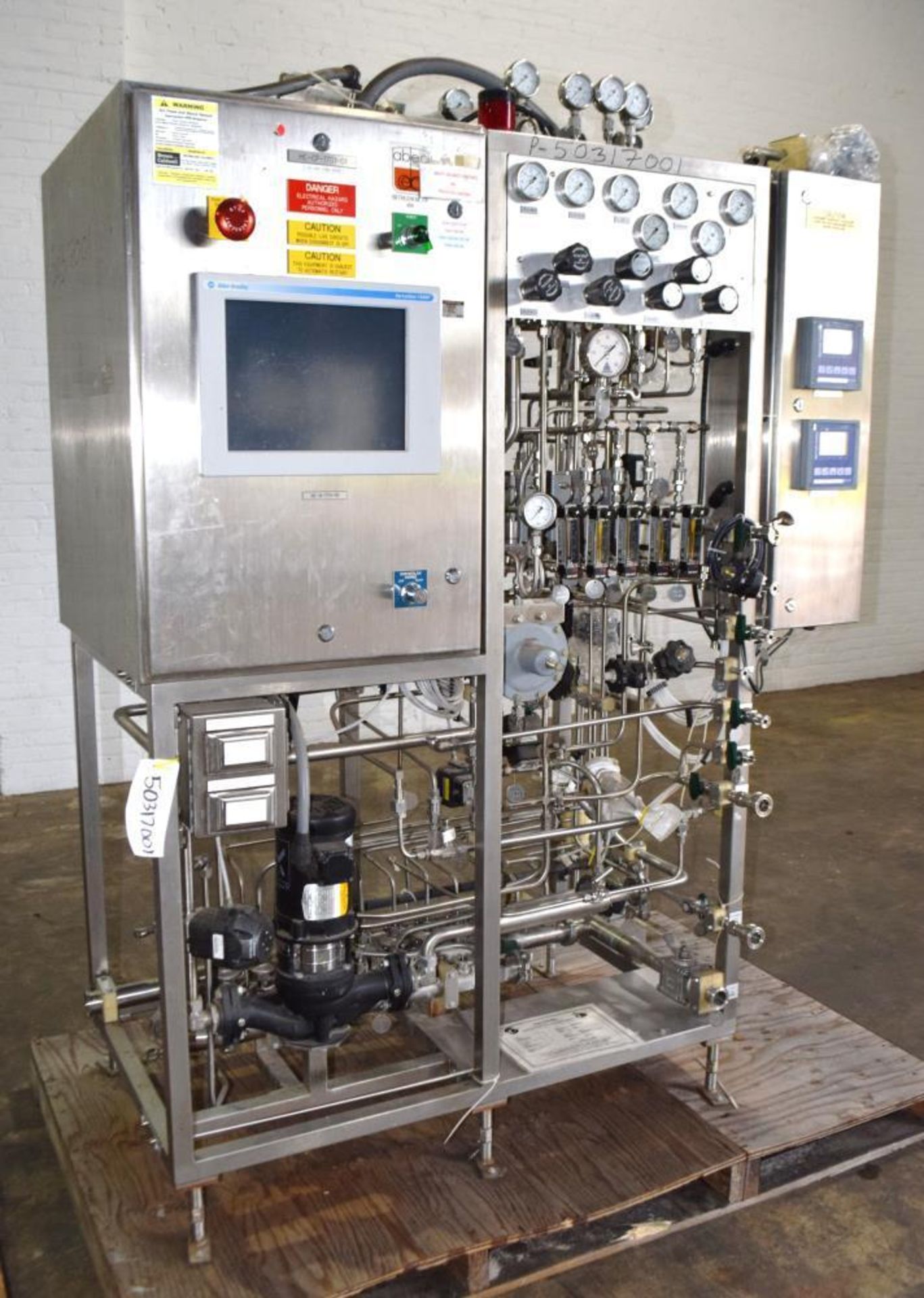 Used- ABEC Associated Bio-Engineers & Consultants 150 Liter (39.6 Gallon) Bioreactor System Consisti - Image 20 of 44