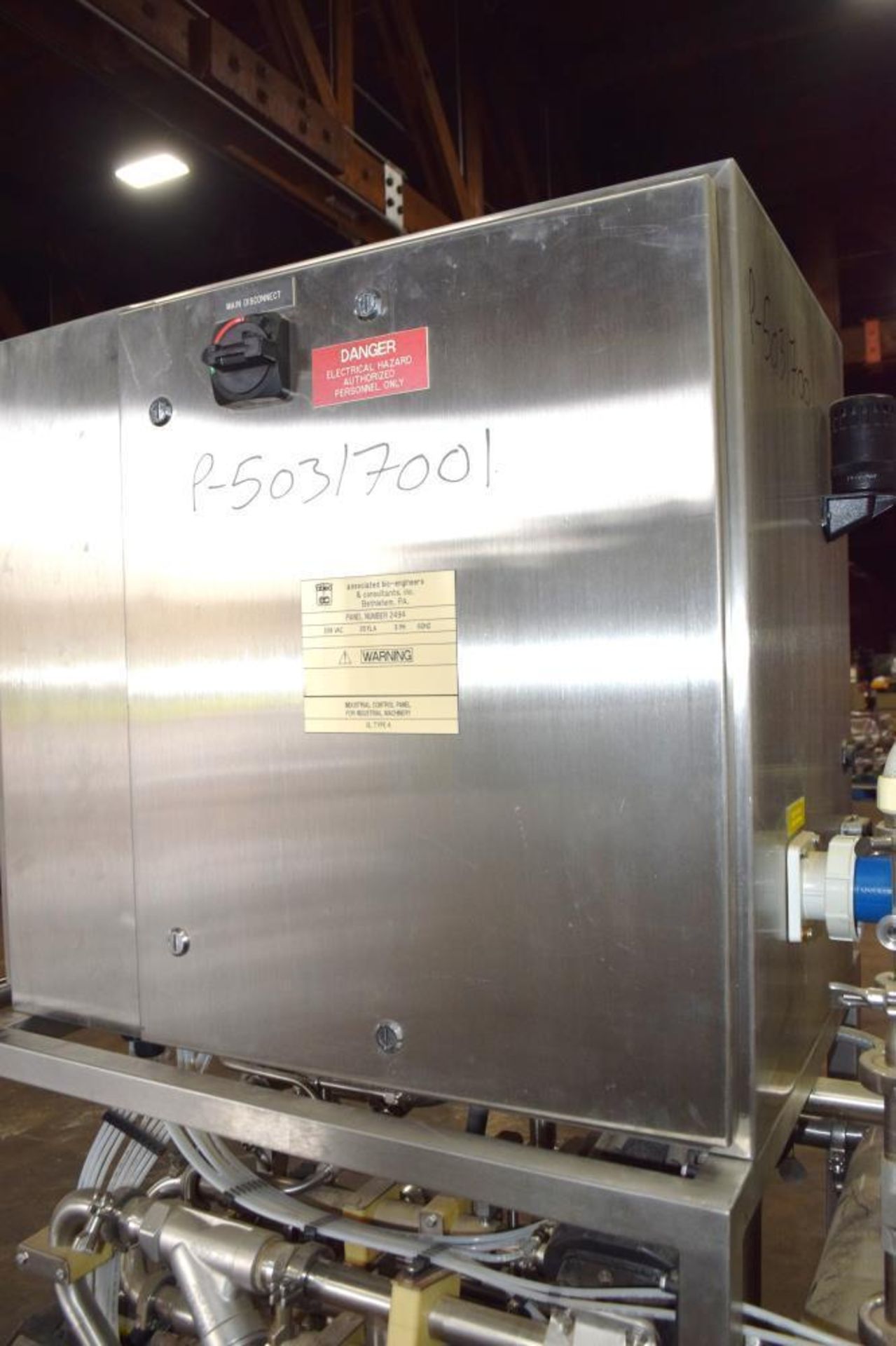 Used- ABEC Associated Bio-Engineers & Consultants 150 Liter (39.6 Gallon) Bioreactor System Consisti - Image 43 of 44