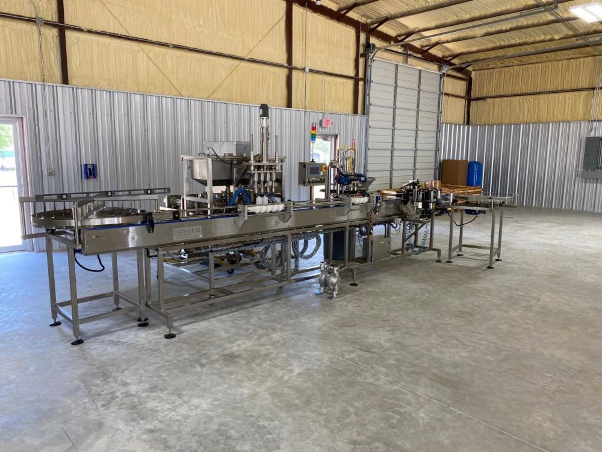 Used- Hefestus Bottling Line. 20-30 bottles per minute. Includes the following: New England Bulk Bot - Image 67 of 67