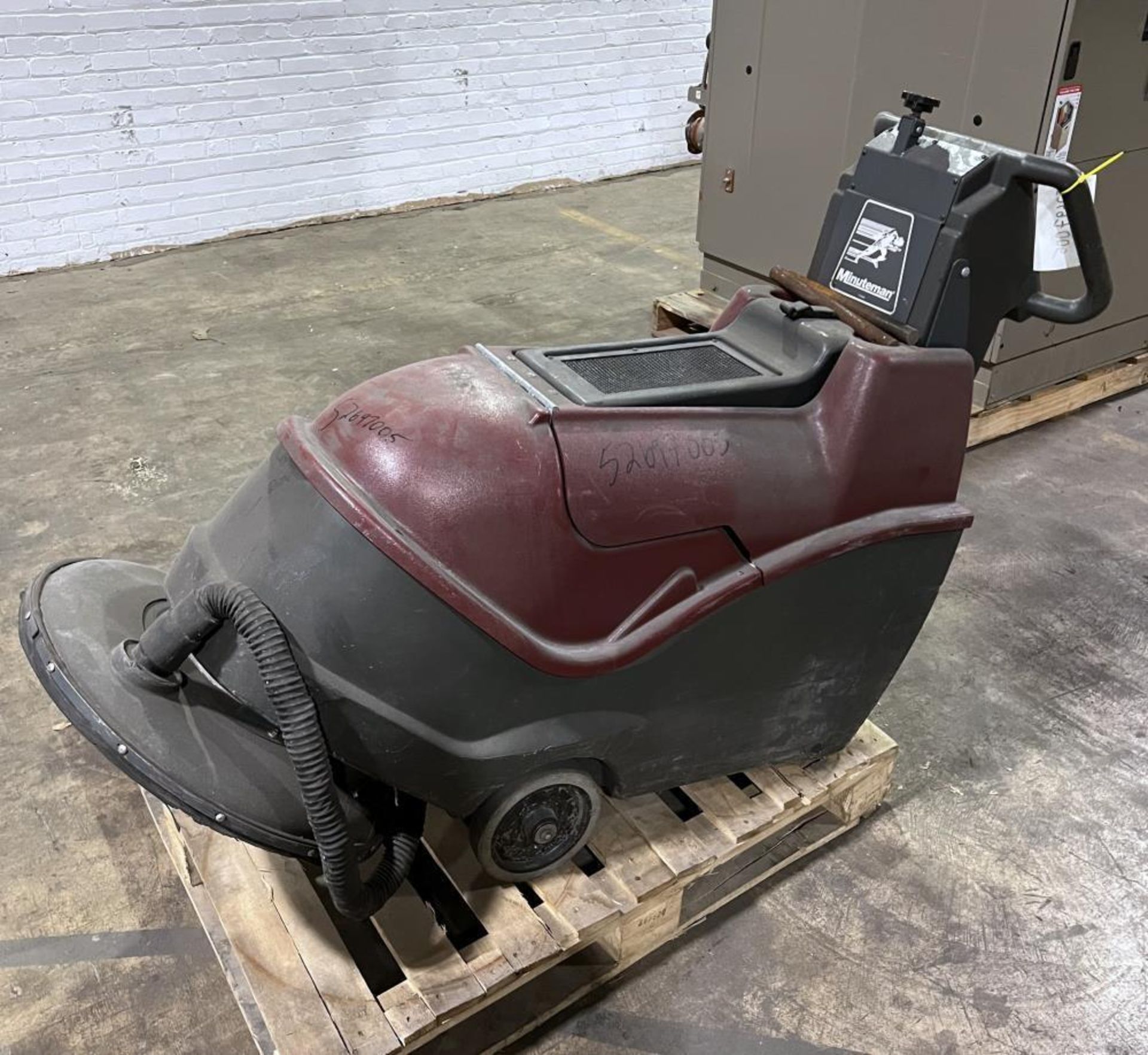 Used- Minuteman Floor Burnisher, Model M26036QP. 20" diameter cleaning pad with max speed of 2600rpm