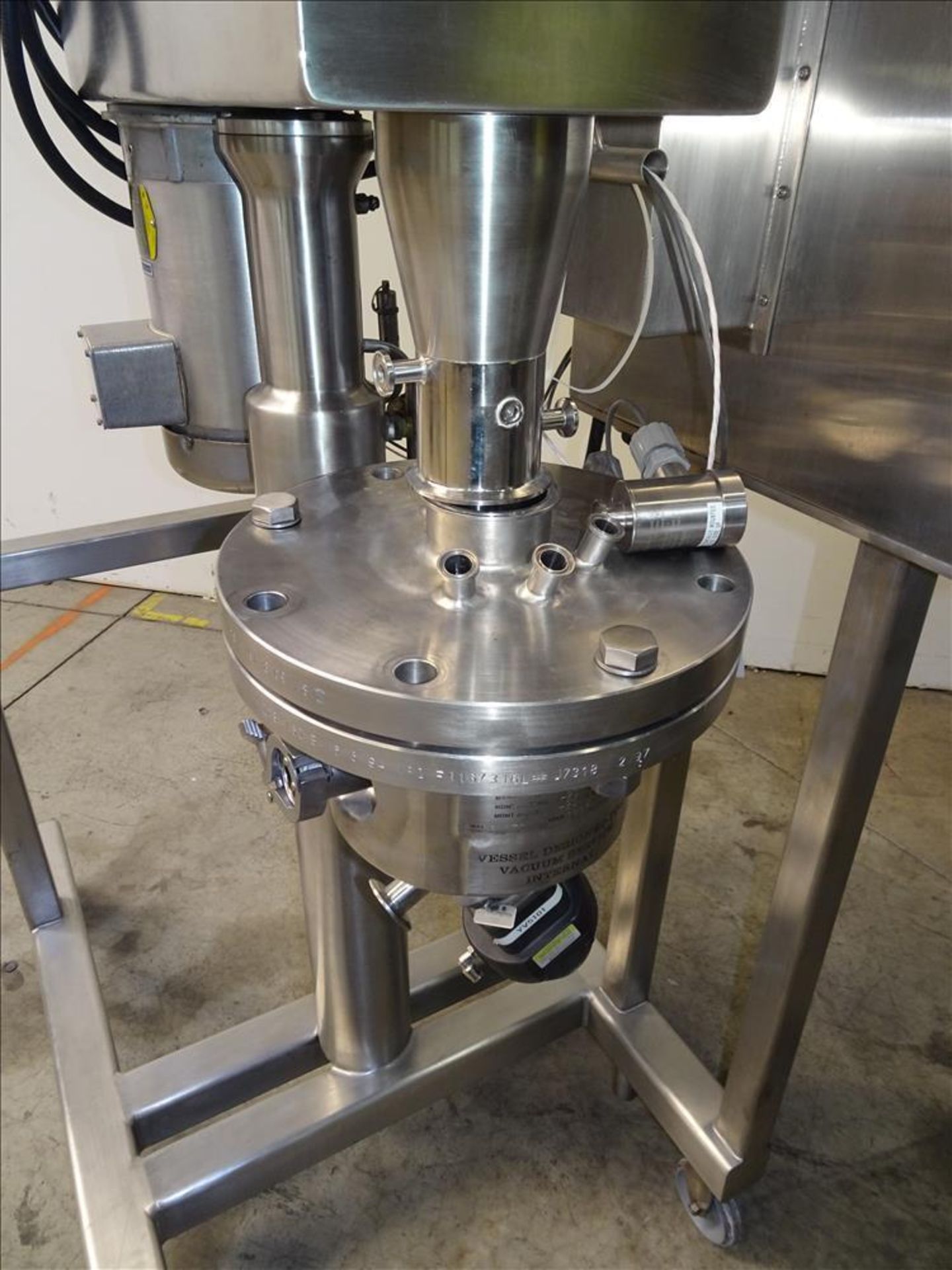 Used- Scott Turbon Mixer, Model 1XEV-1, Stainless Steel. Approximate 9-3/4" long mixing shaft. Drive - Image 5 of 31