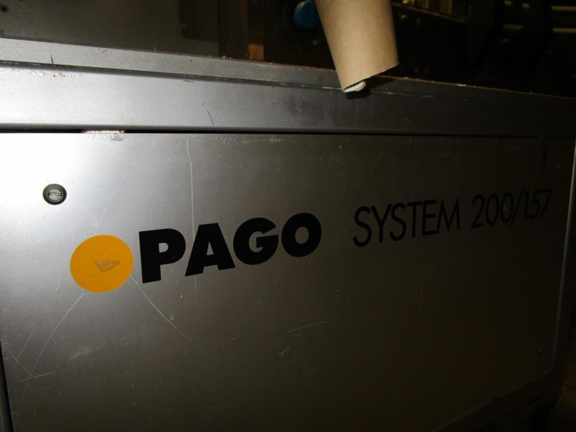 Used- PagoMat System 200/157 Font and back Pressure Sensitive Labeler with redundant heads. Approxim - Image 10 of 30