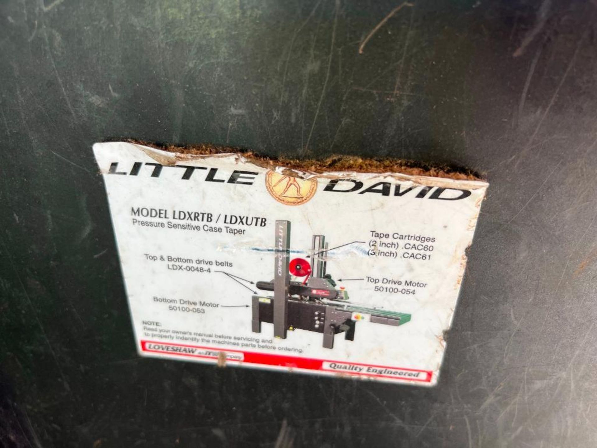 Little David Box Taper, model: LDXRTB/2, SN: 301055LDXRTB/2, 110V/60hz/1ph, 1/6 HP top, 1/3 HP botto - Image 2 of 9