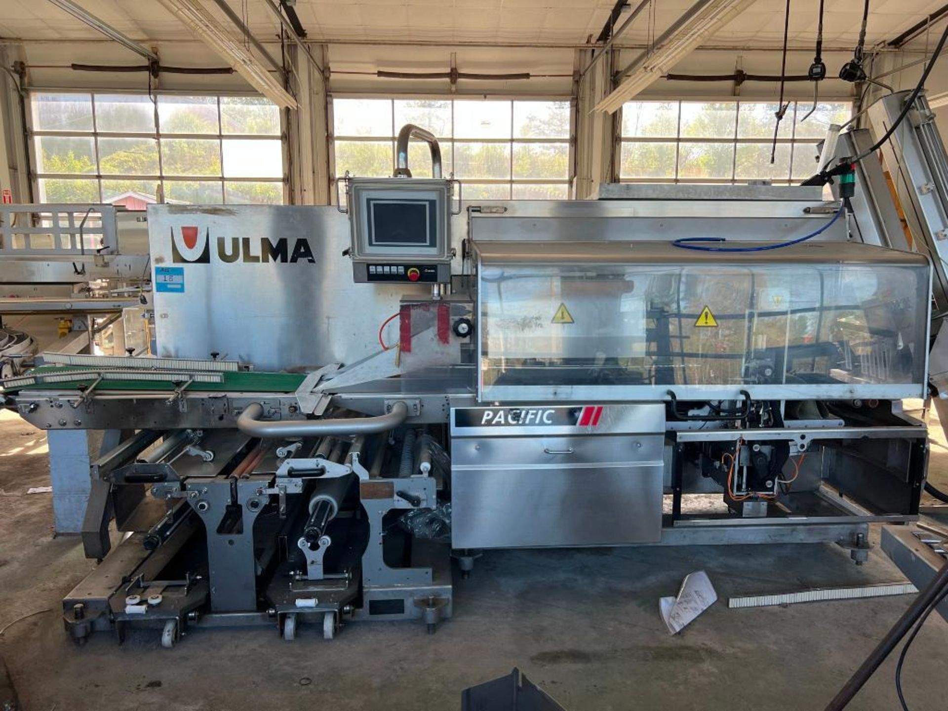 Ulma Pacific Mdl. LSBI Flow Wrapper, SN: 1310213, 230V/60hz/3ph, 139 L X 63 W X 65 H, 11.5” belt, wi