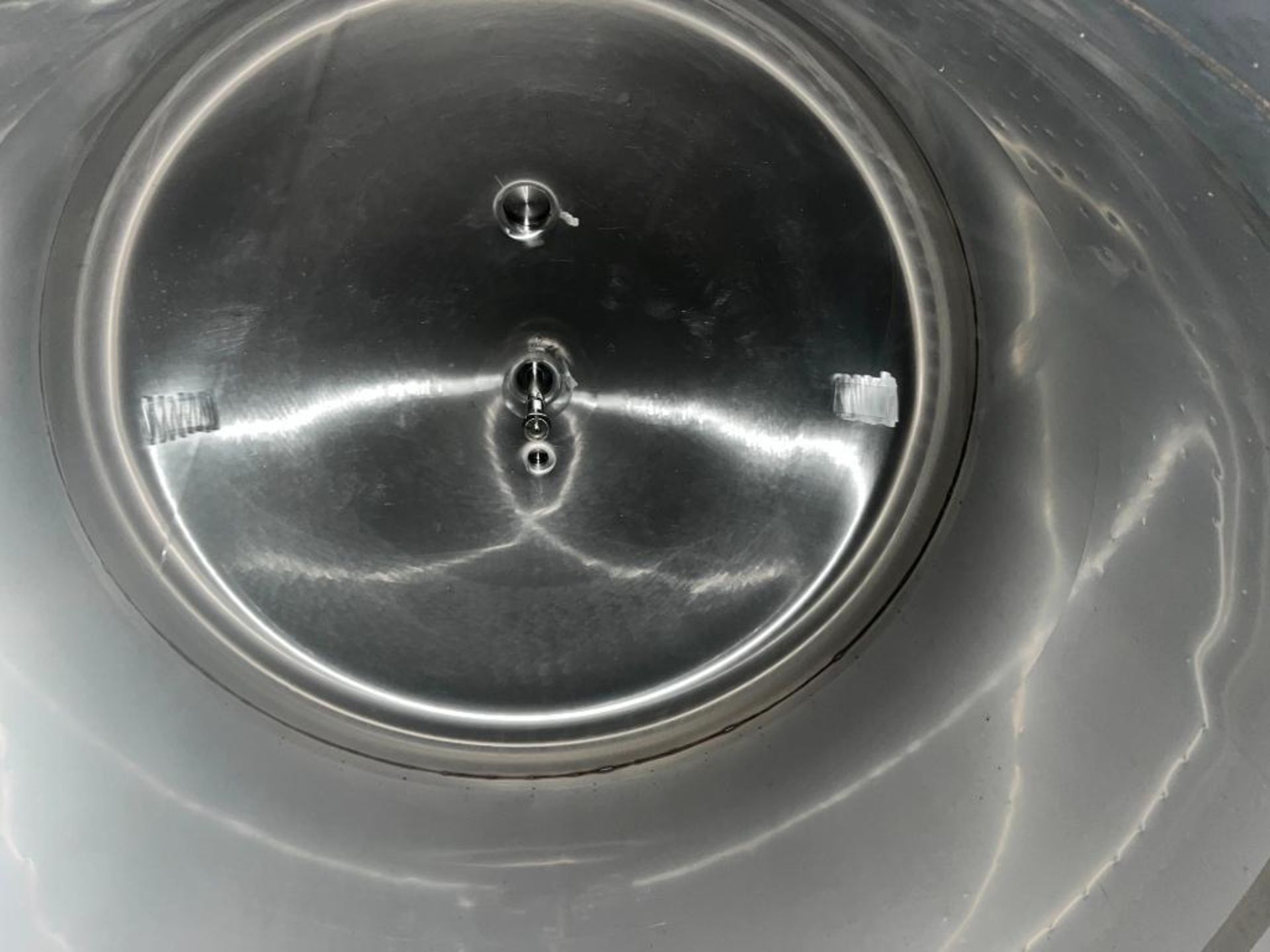 Shenzhen Jacketed Fermenter Tank, 60BBL (1800 Gallon), 304 Stainless Steel. Dished top coned bottom. - Image 12 of 12
