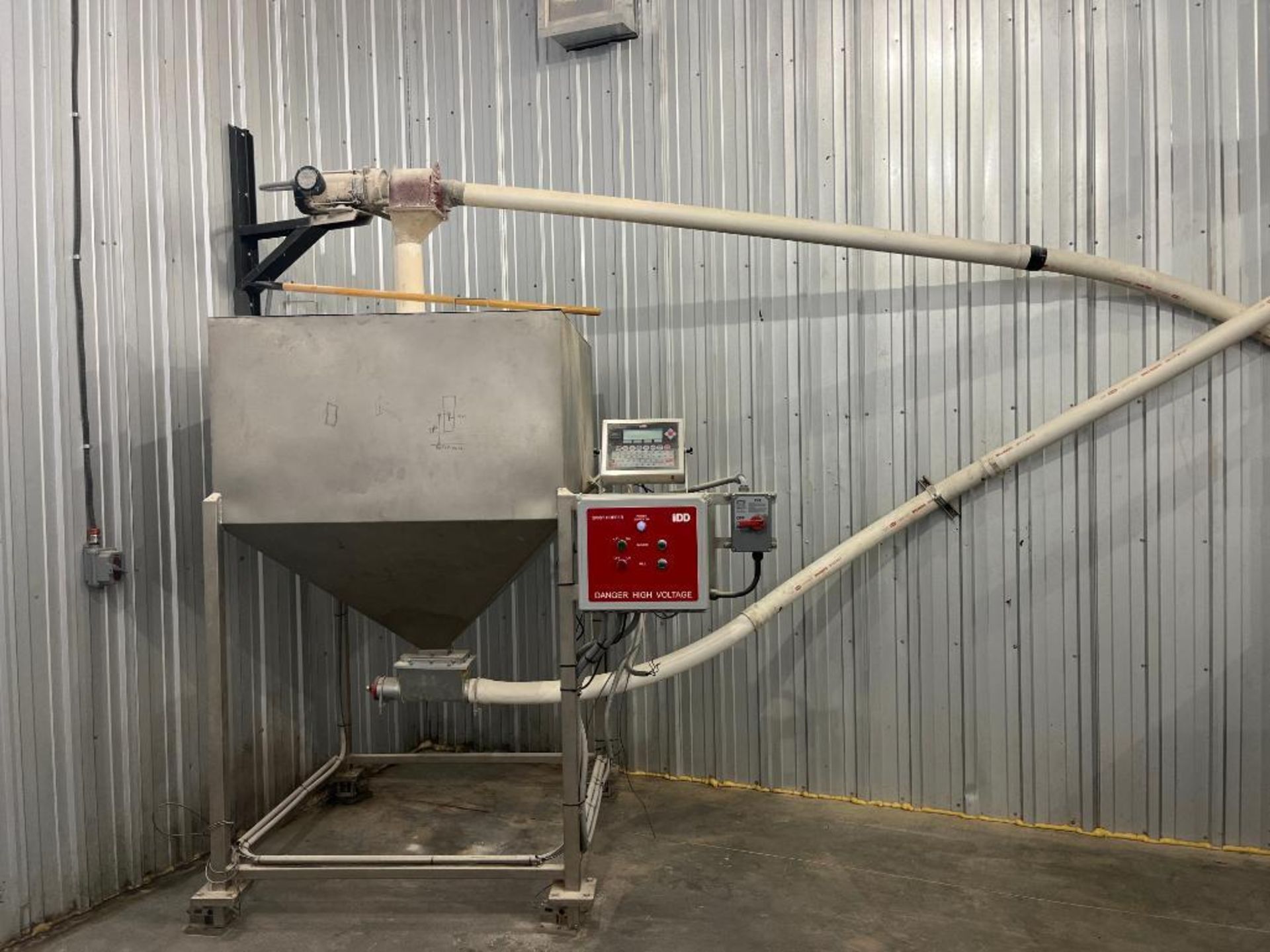 IDD Milling System. Consisting of: (1) Stainless steel grist hopper with load cells, readout and con - Image 18 of 23