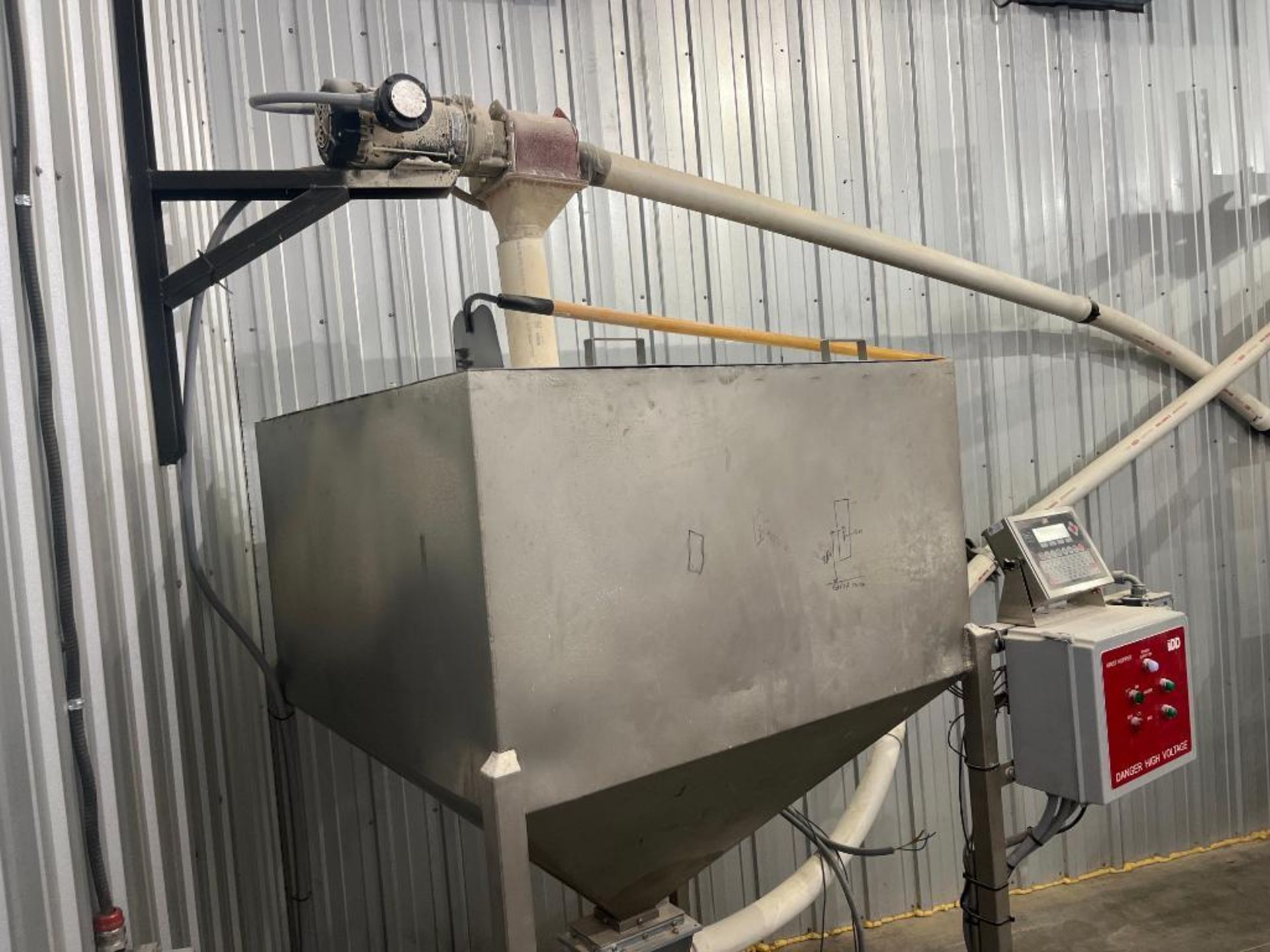 IDD Milling System. Consisting of: (1) Stainless steel grist hopper with load cells, readout and con - Image 23 of 23