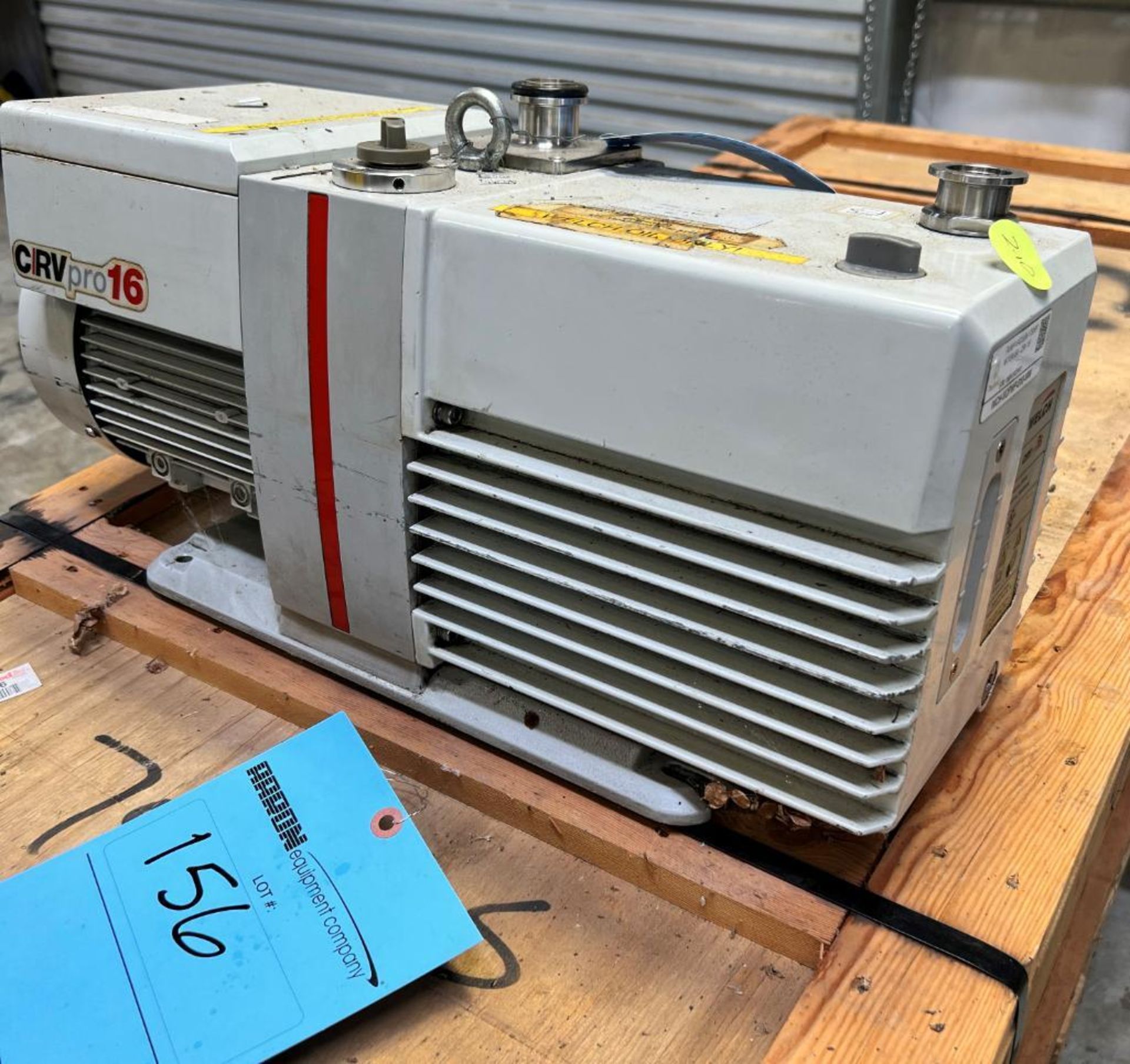 Welch C/RVPRO16 Rotary Vane Vacuum Pump, Model 3161-01, Serial# 1804102041.