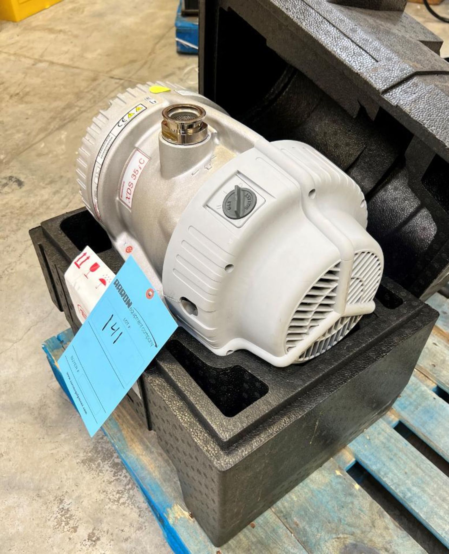 Edward Chemical Resistant Scroll Vacuum Pump, Model XDS35iC, Serial# 220190257, Built 2022. - Image 2 of 8