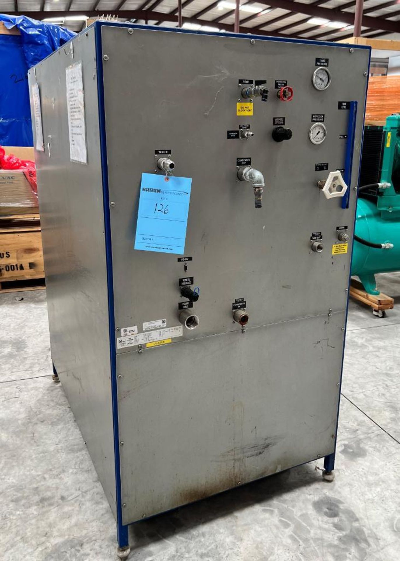 Mydax Chiller, Model 1CD16W, Serial# 120-1548. - Image 7 of 10