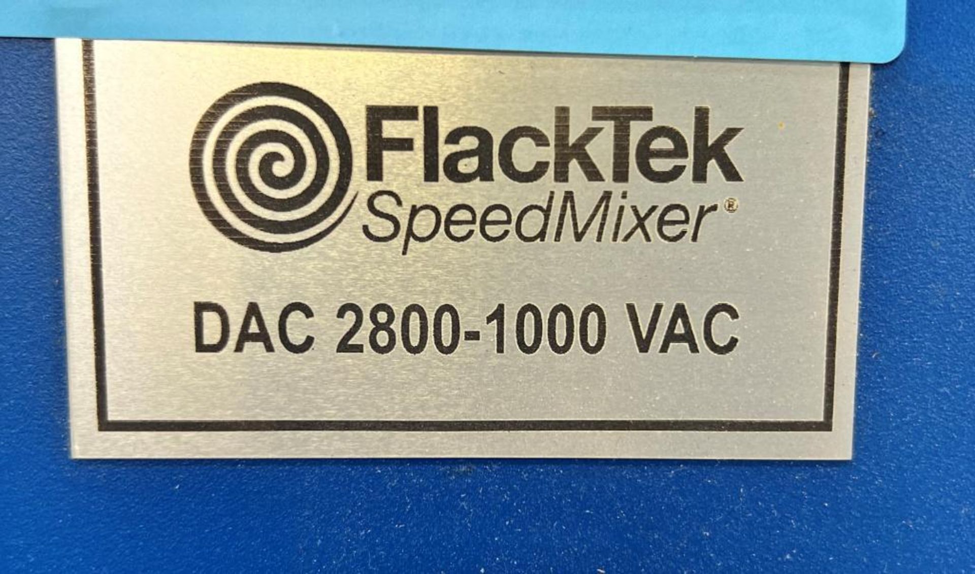 FlackTek Manufacturing Speed Mixer, Model DAC 2800-1000 VAC, Serial# 1910010025, Built 2021. - Image 7 of 8