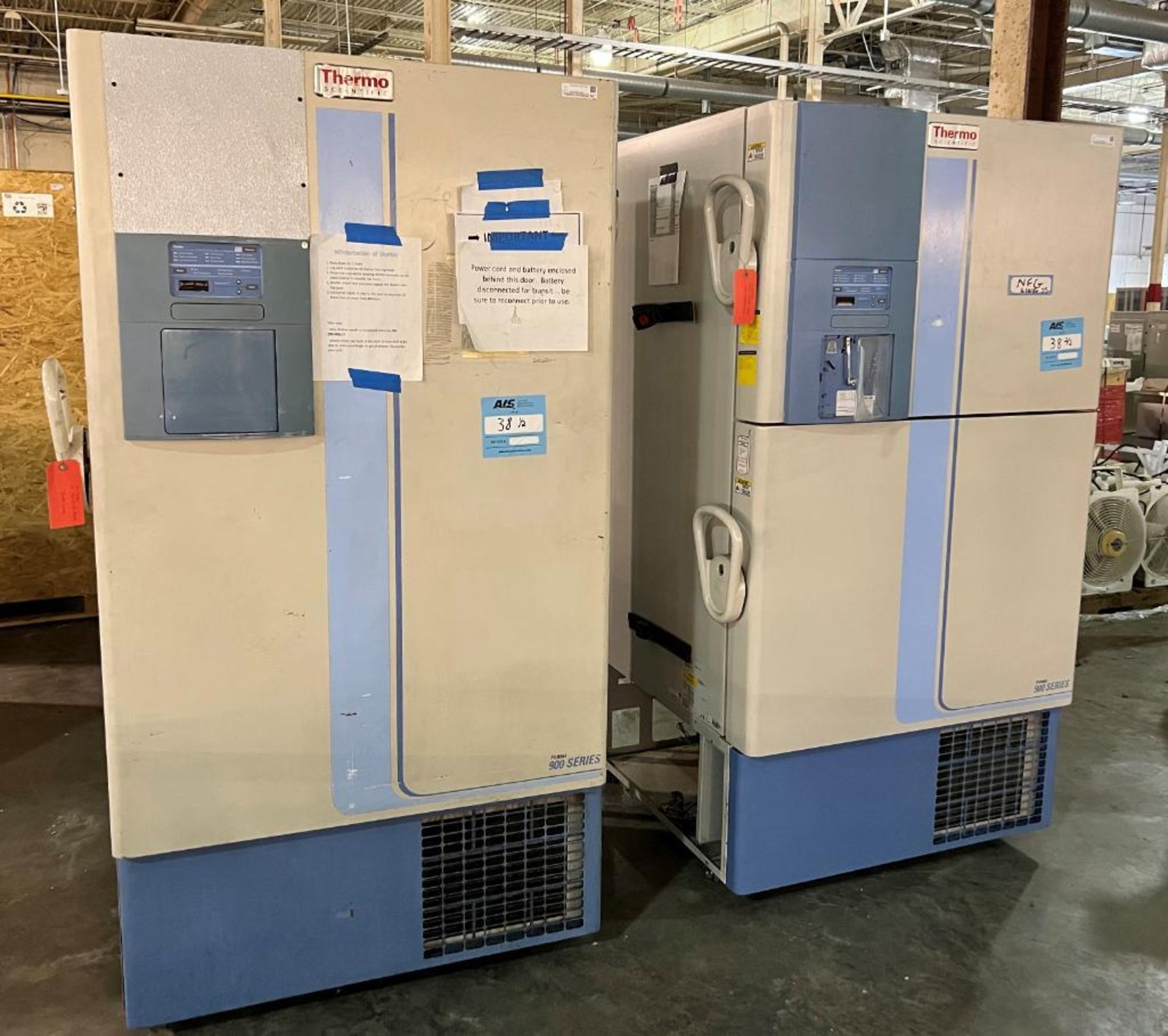 Lot Of (2) Thermo Scientific Forma 900 Series Freezers. (1) Model 906, serial# 817525-3309, (1) mode - Image 2 of 12