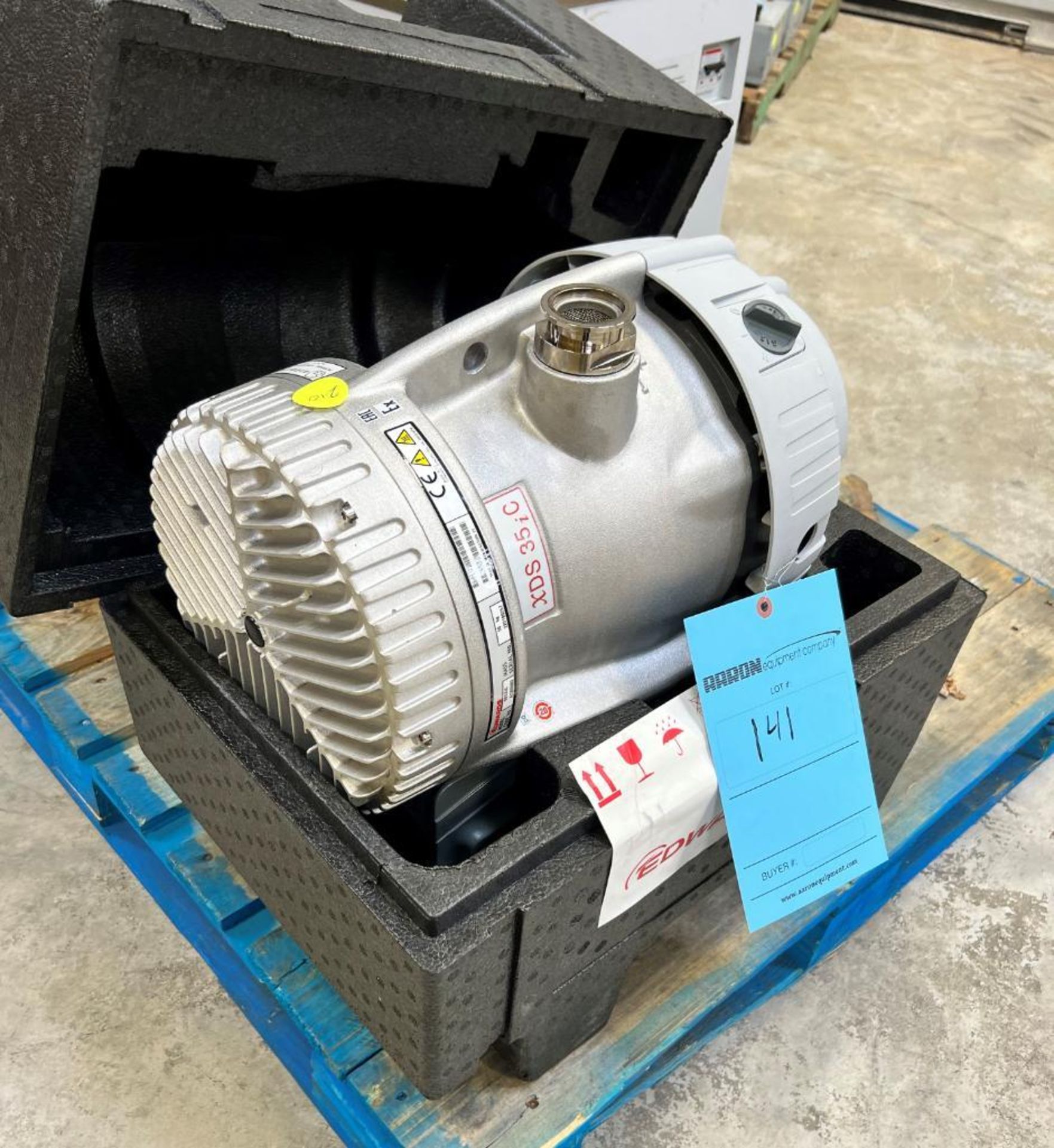 Edward Chemical Resistant Scroll Vacuum Pump, Model XDS35iC, Serial# 220190257, Built 2022.