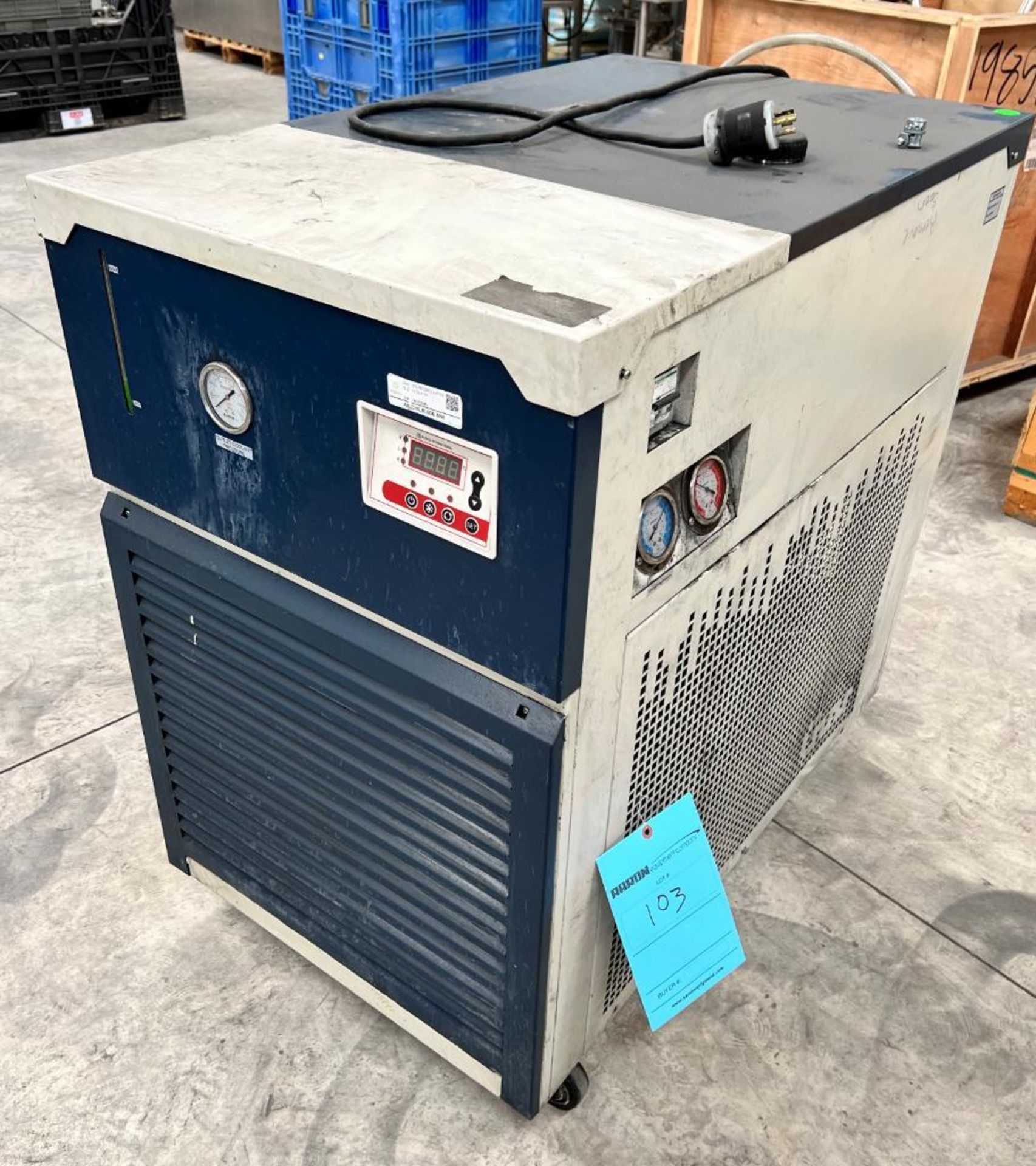 Across International Recyclable Chiller, Model C30-40-50L, Serial# 18070046, Built 07/2018.