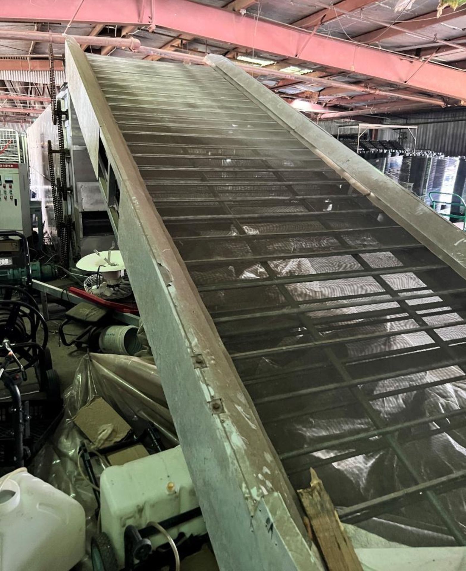 Guoxin Machinery 4 Pass Belt Dryer. Steel mesh belt approximate 65" wide, approximate length 37'. In - Image 13 of 34