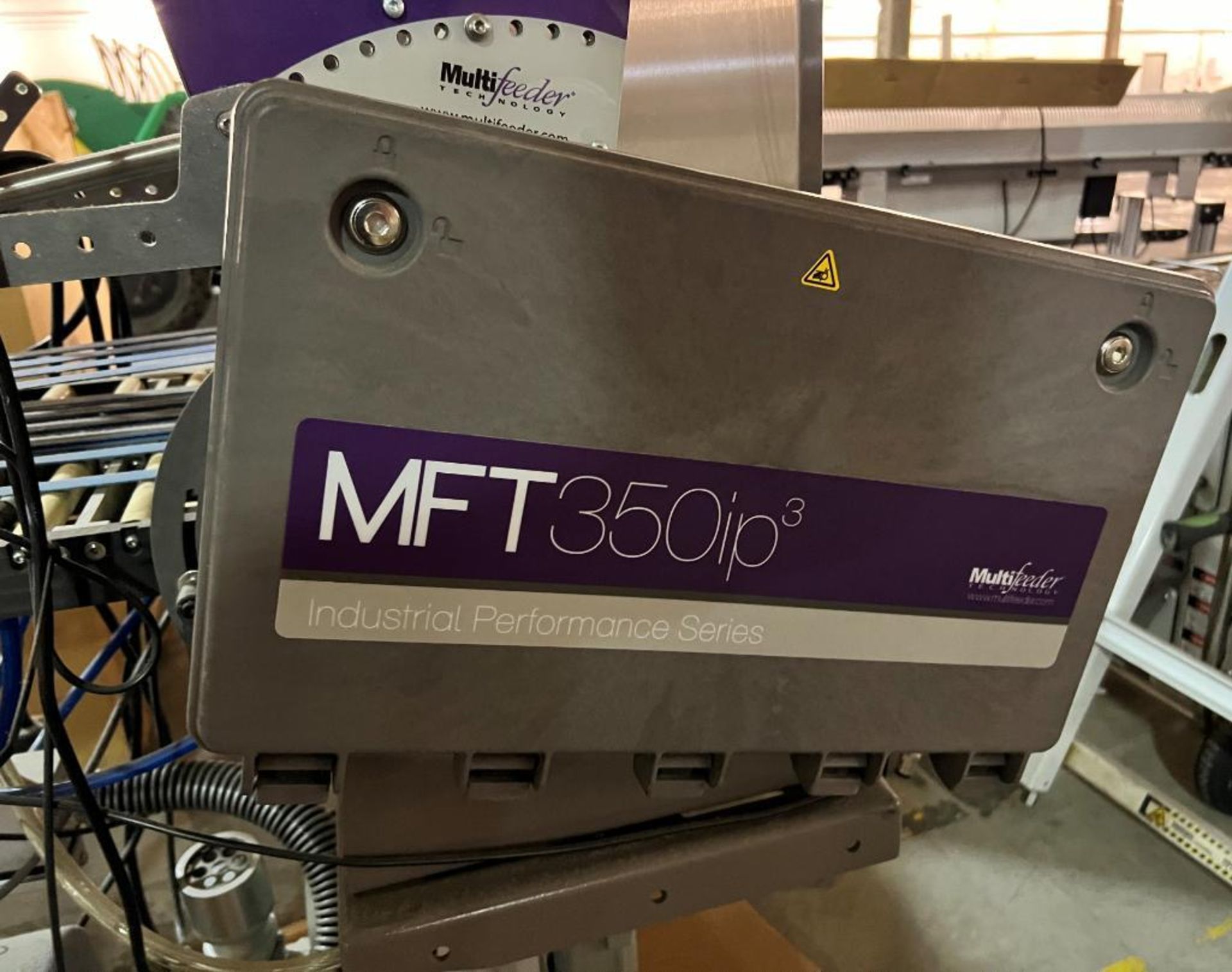 Multi Feeder Friction Feeder & Labeling Machine. With a friction feeder, model MFT-350-IP3, serial# - Image 6 of 13