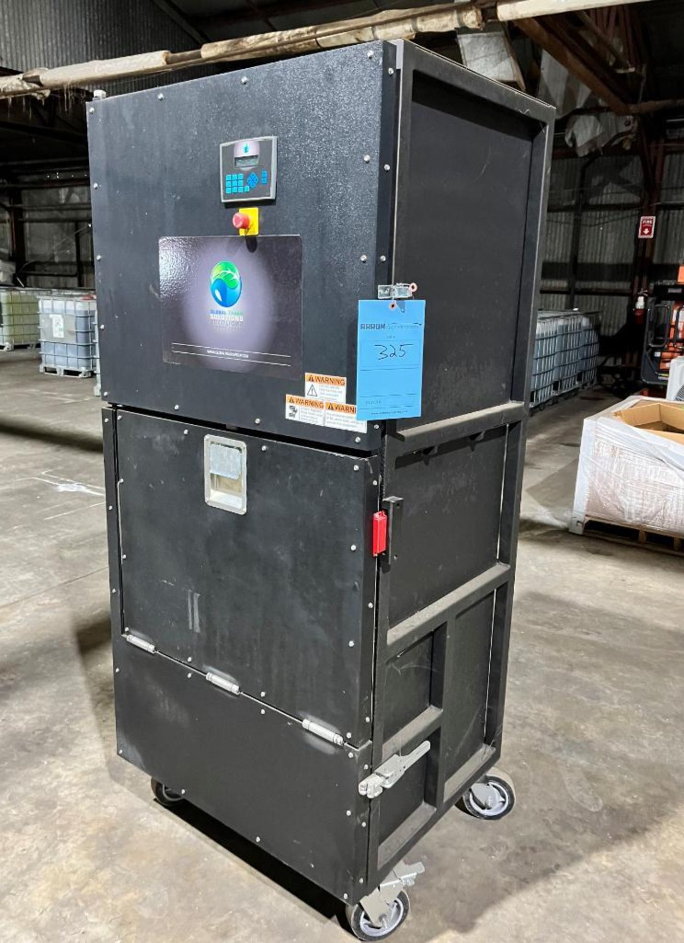 Global Trash Solutions Indoor Mobile Trash Compactor.