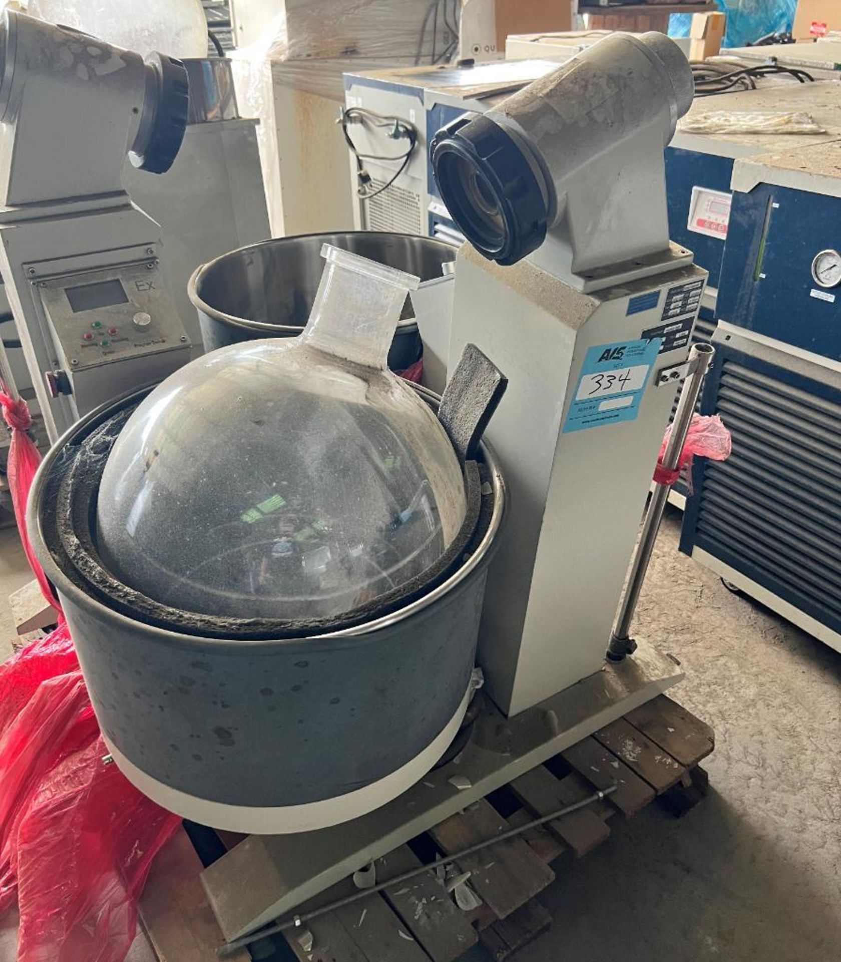 NanBel Rotary Evaporator, Model NRE-1050, Serial# 18061718, Built 06/2018. With miscellaneous glass.