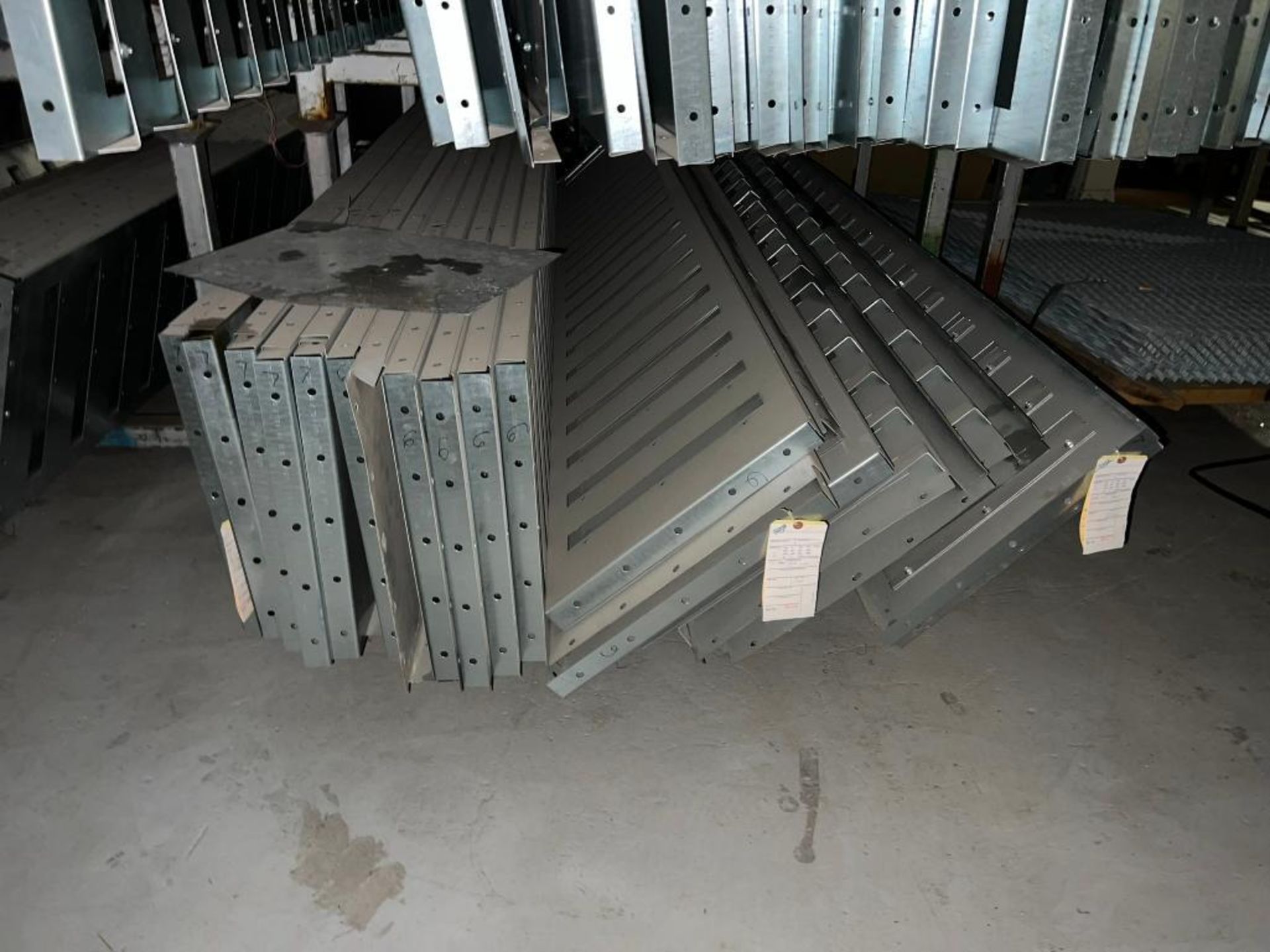 Lot: Stackable Racks with Assorted Prebent Dryer Panels & Vertical Siding - Image 3 of 12