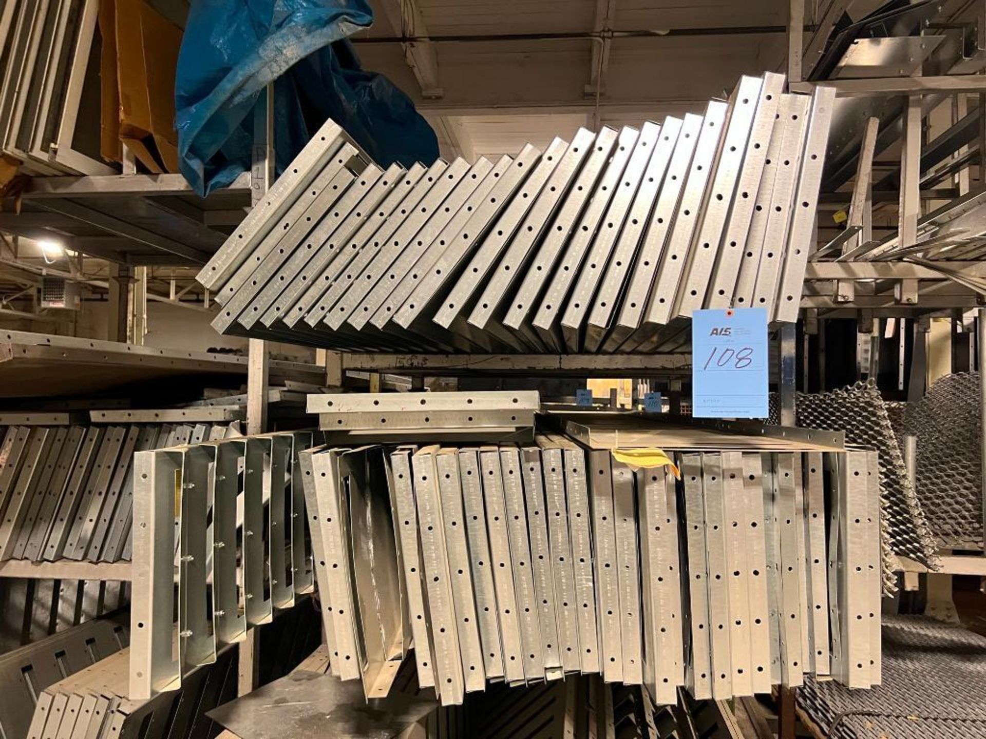 Lot: Stackable Racks with Assorted Prebent Dryer Panels & Vertical Siding - Image 9 of 12