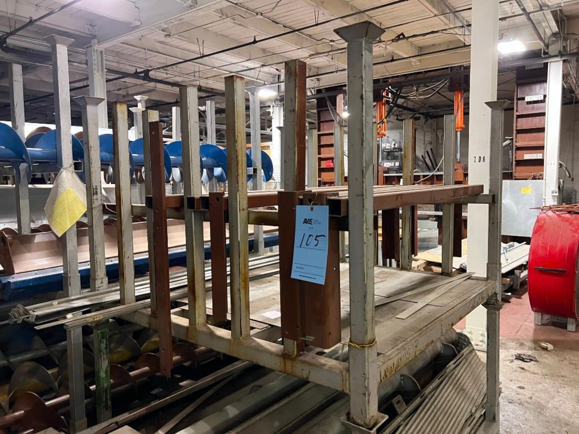 Lot: Stackable Racks with Assorted Dryer Augers & Enclosures - Image 3 of 7