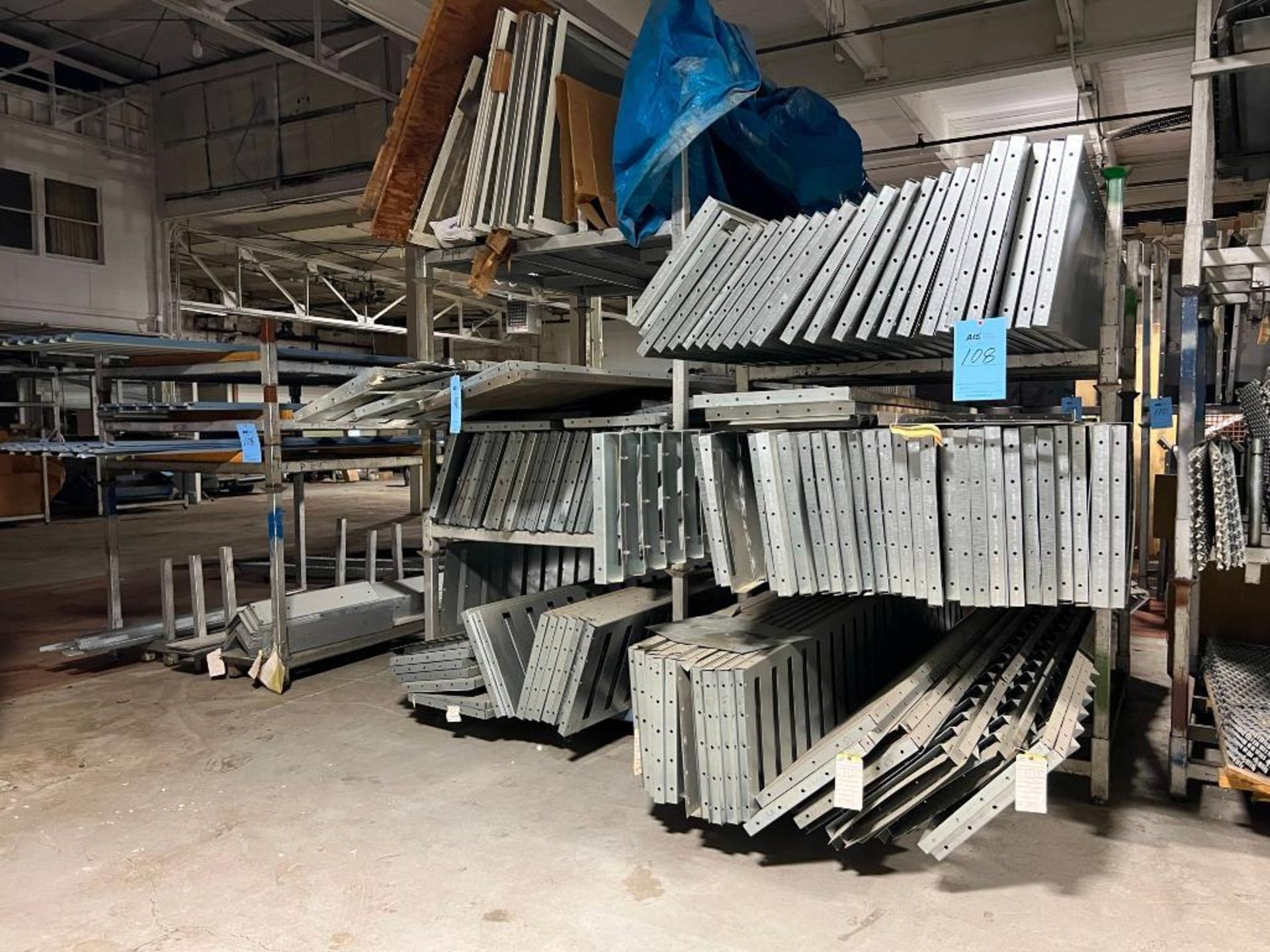 Lot: Stackable Racks with Assorted Prebent Dryer Panels & Vertical Siding - Image 8 of 12