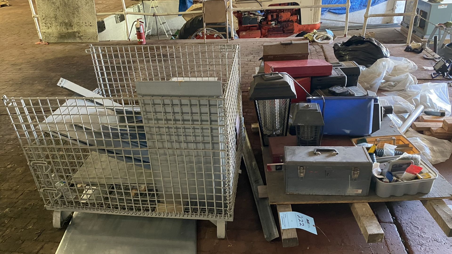Lot: Bug Zappers, Tool Boxes & Galvanized Steel