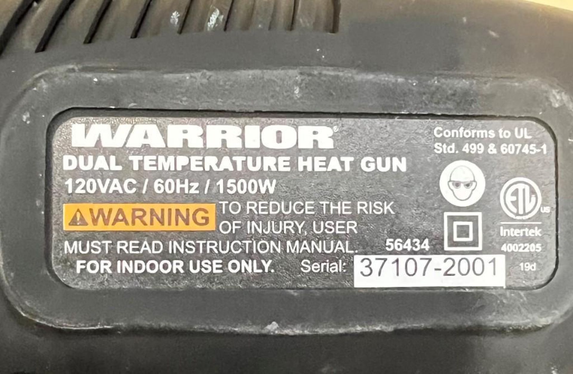 Lot Of Power Tools Consisting Of: Tool Shop hot knife, Warrior 3" x 21" belt sander, Warrior dual te - Image 9 of 30