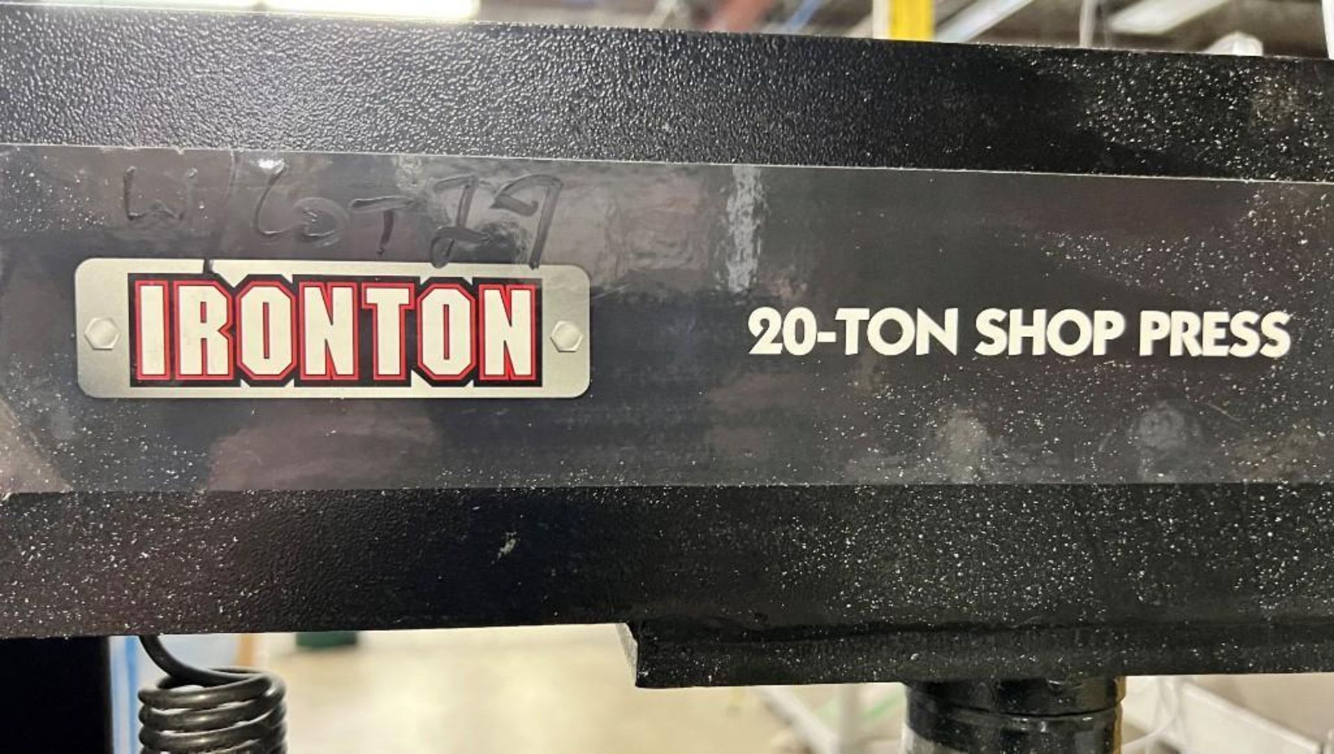 Lot Consisting Of: (1) Ironton 20 ton shop press, model 89156, (1) Performax 10" benchtop drill pres - Image 7 of 18