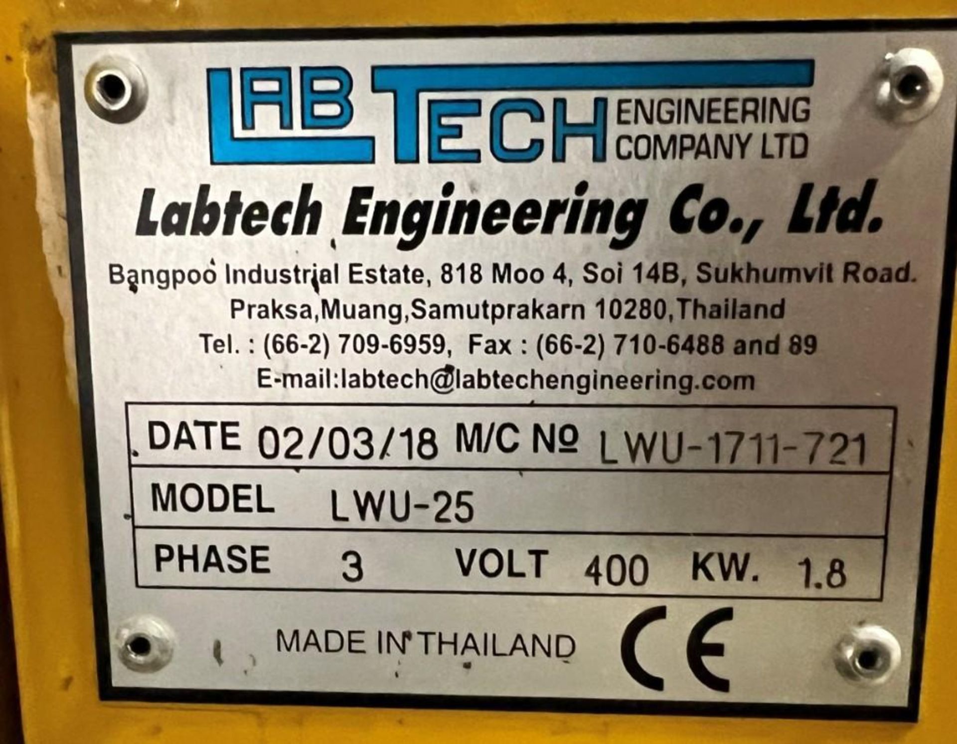 Labtech Engineering Scientific 25mm 3D Printer Filament Line. Consisting of: (1) Labtech 25mm extrud - Image 69 of 72