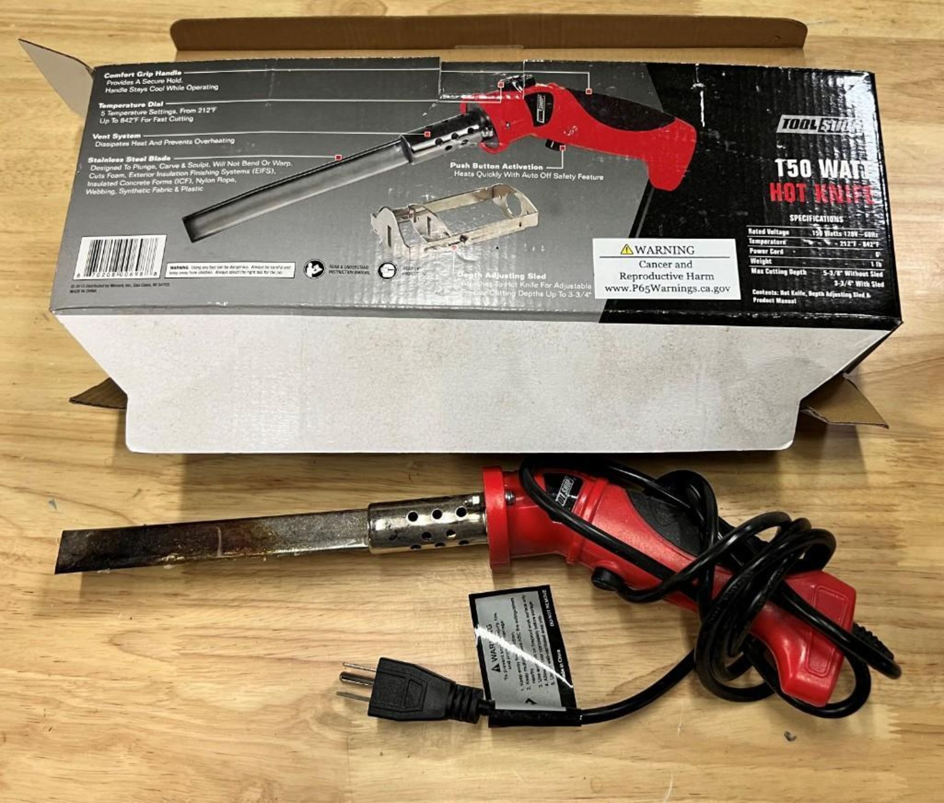 Lot Of Power Tools Consisting Of: Tool Shop hot knife, Warrior 3" x 21" belt sander, Warrior dual te - Image 4 of 30