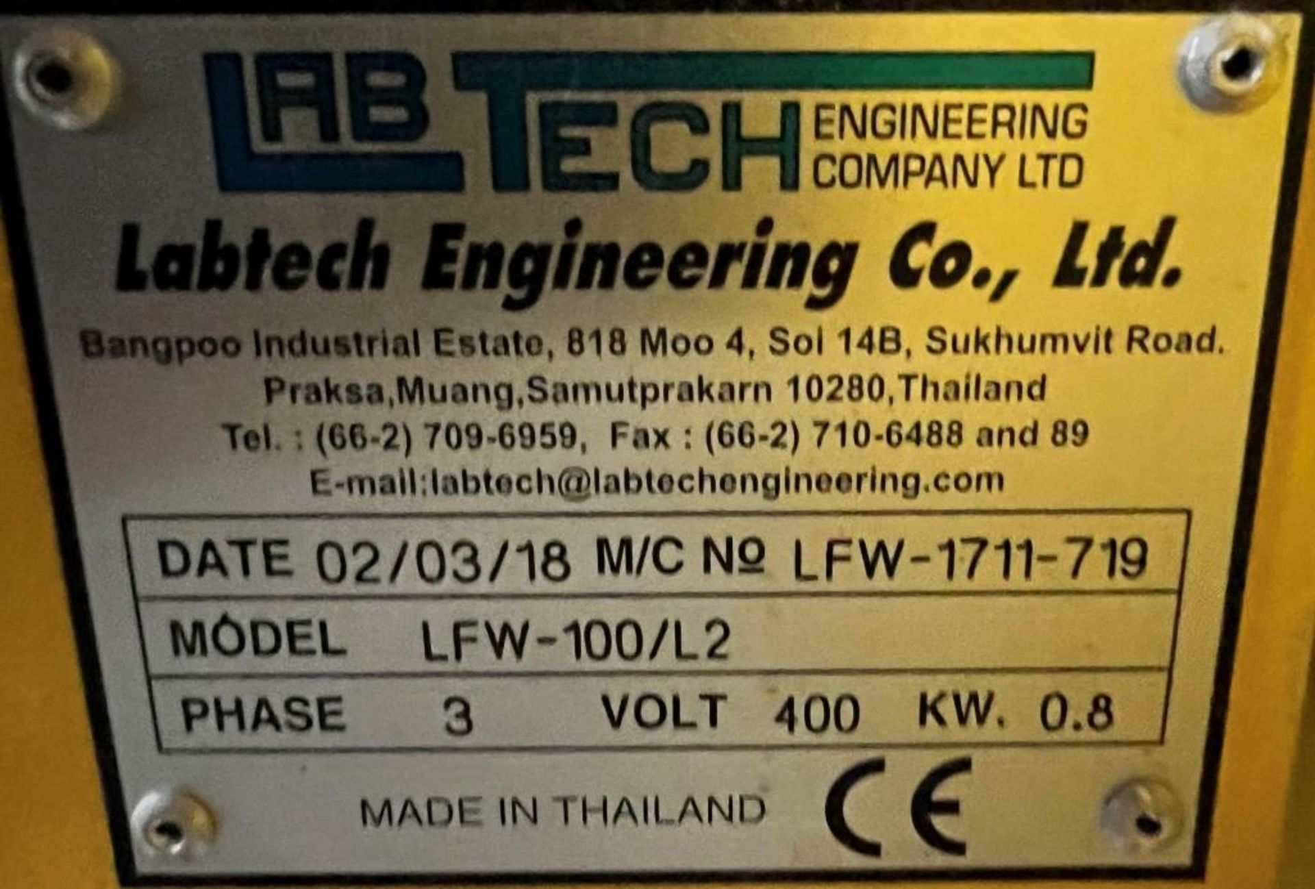 Labtech Engineering Scientific 25mm 3D Printer Filament Line. Consisting of: (1) Labtech 25mm extrud - Image 36 of 72