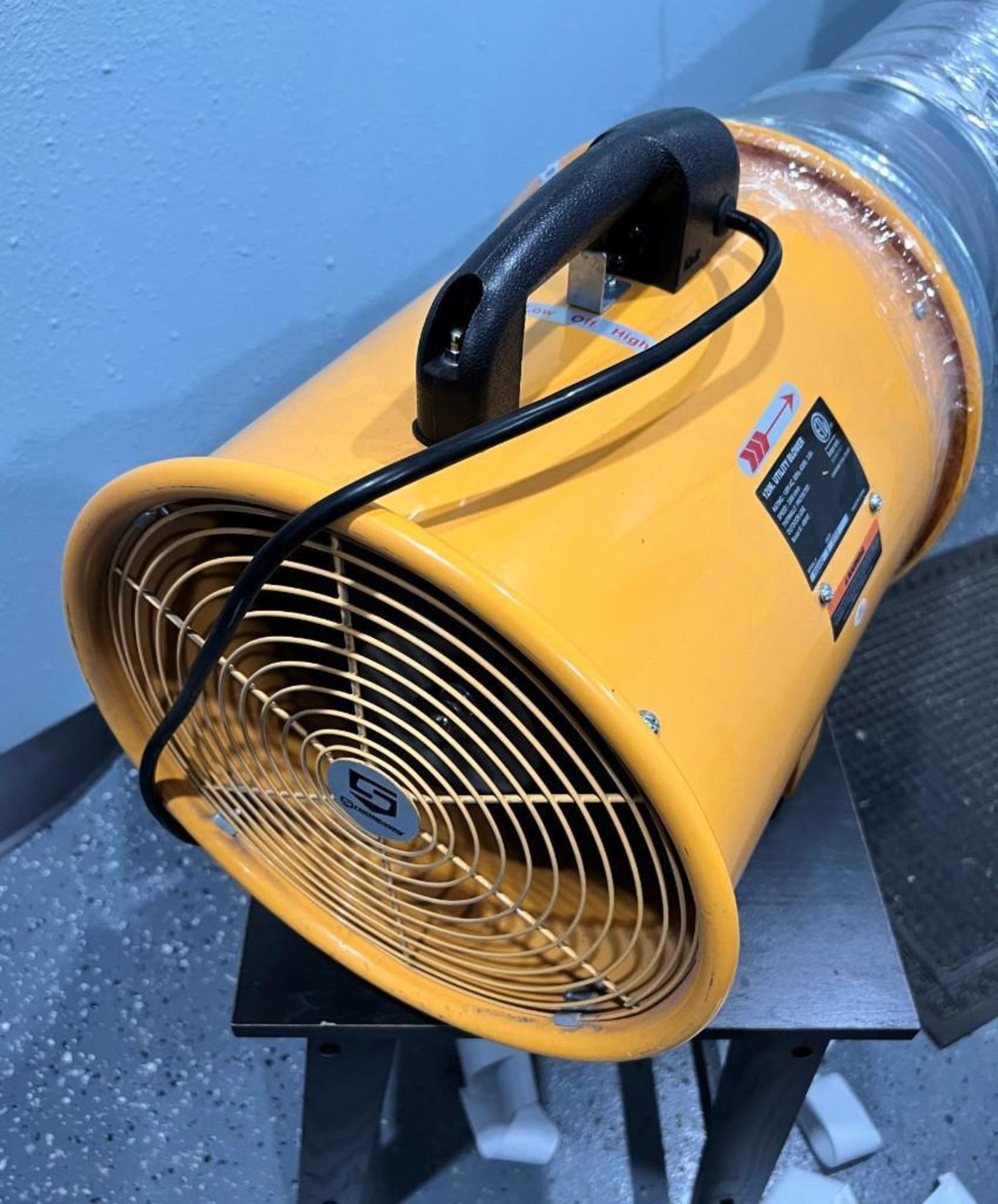 Contents Of Office. With desk, chair, book case, (2) window air conditioners, utility blower, file c - Image 10 of 12