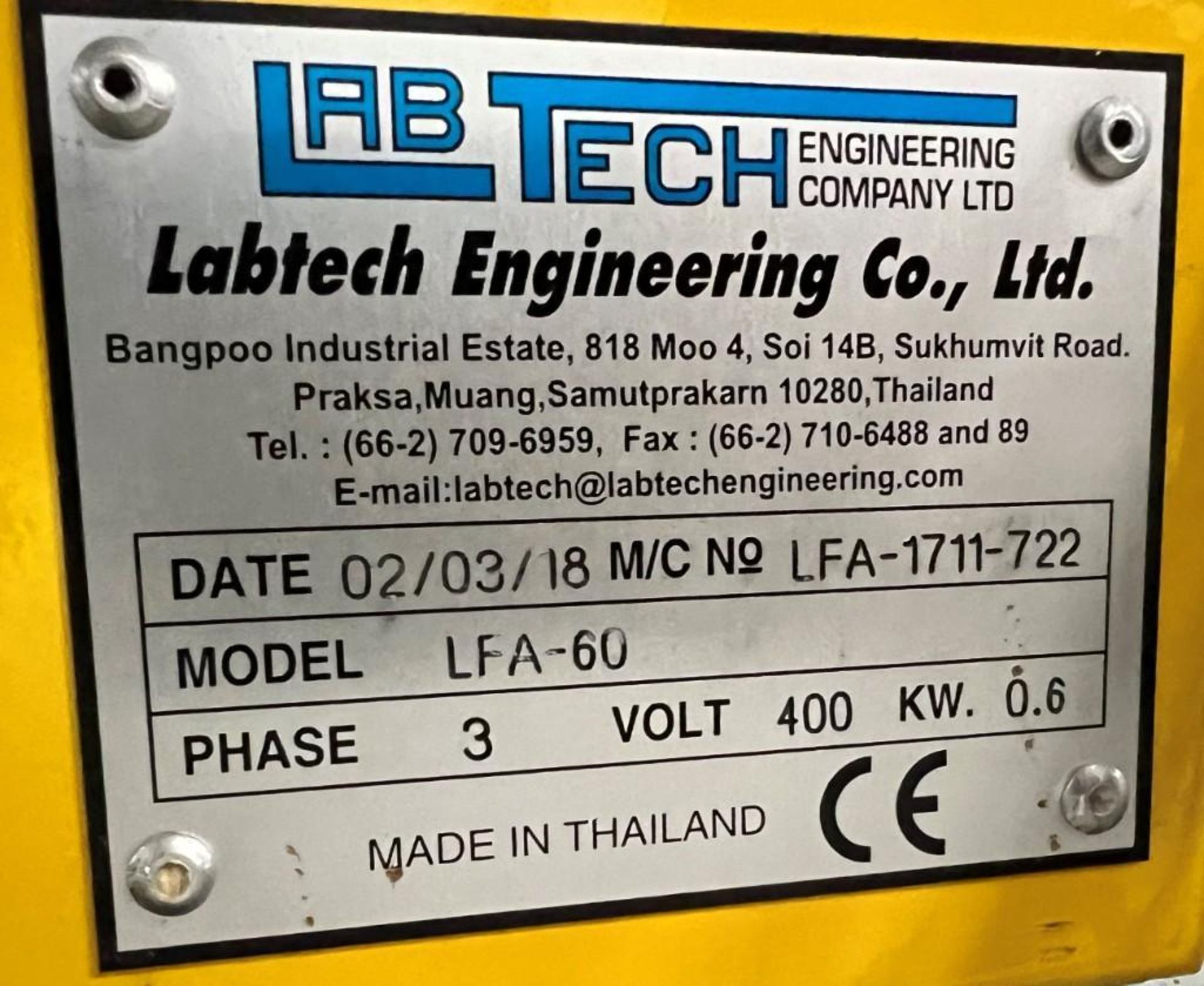 Labtech Engineering Scientific 25mm 3D Printer Filament Line. Consisting of: (1) Labtech 25mm extrud - Image 61 of 72
