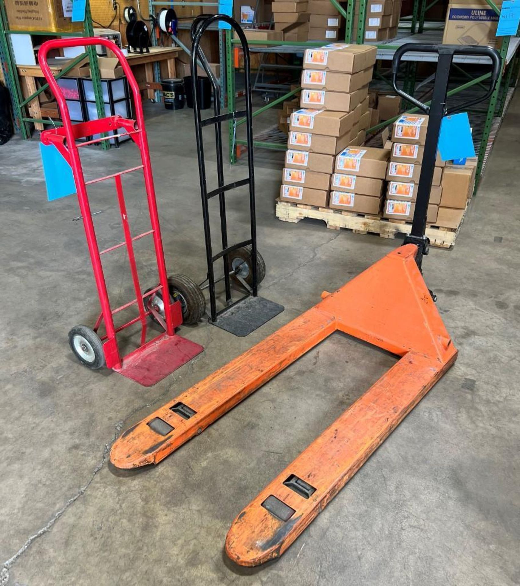 Lot Consisting Of: (1) Zowell 5500 Pound Capacity Pallet Jack, Model DF25, Serial# 14122427-2/131, B