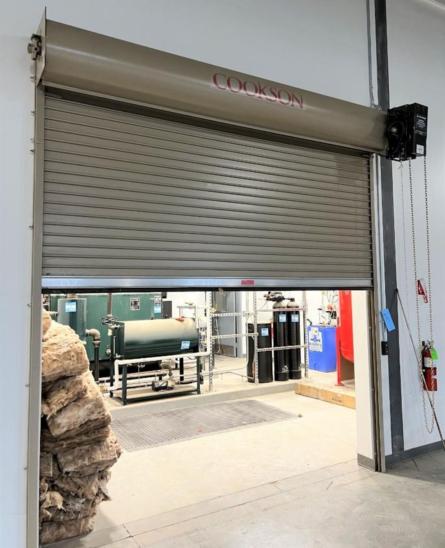 Cookson Rolling Door, Approximate 10' x 10' Opening, Serial# SO7118626-001, Built 12/19/2018. With M - Image 2 of 7