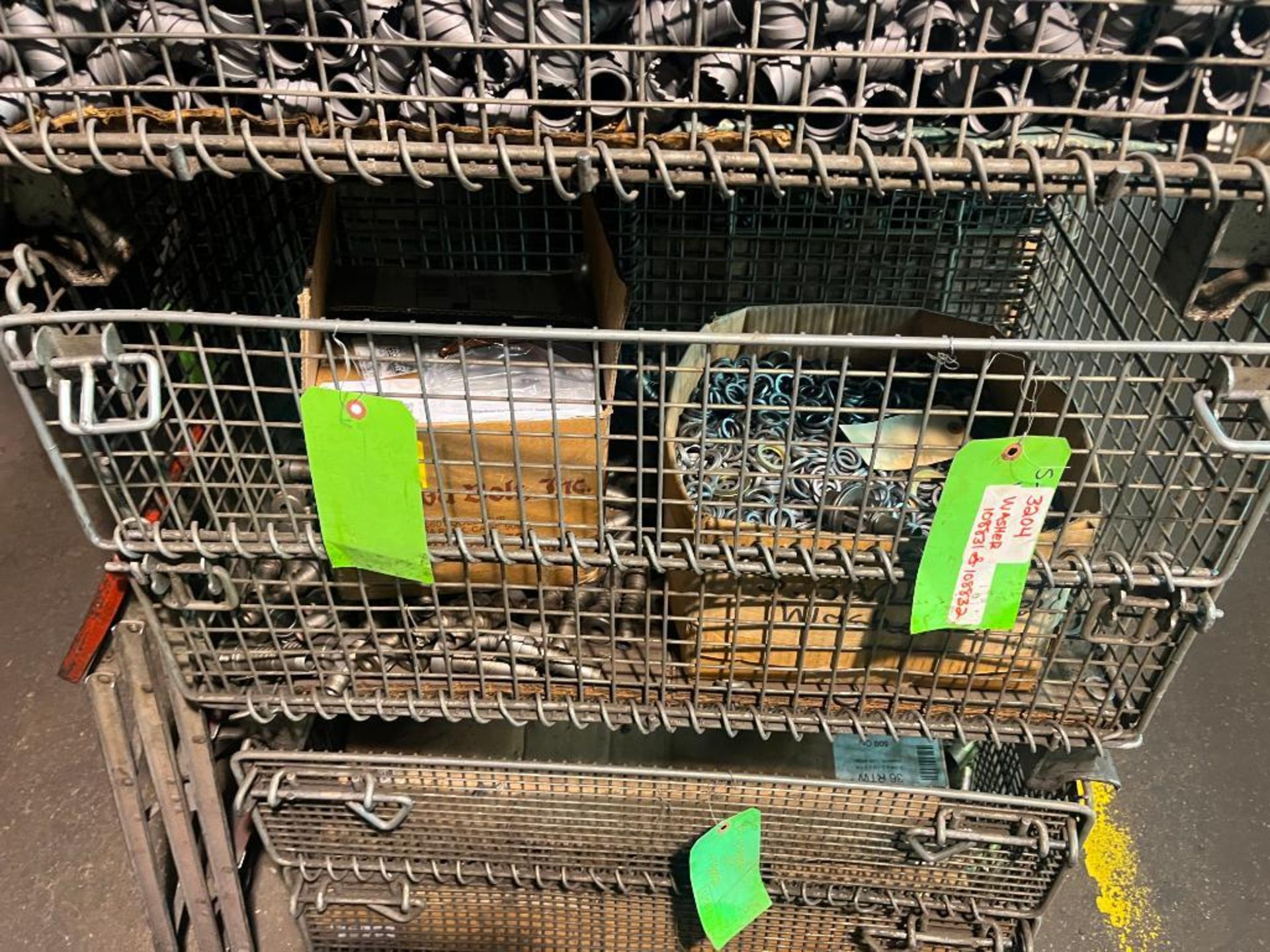 Lot (60): Wire Baskets with Assorted Starter Drive Parts - Image 31 of 101