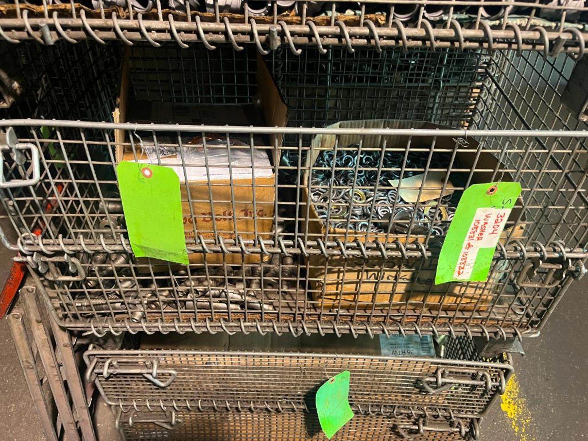 Lot (60): Wire Baskets with Assorted Starter Drive Parts - Image 100 of 101