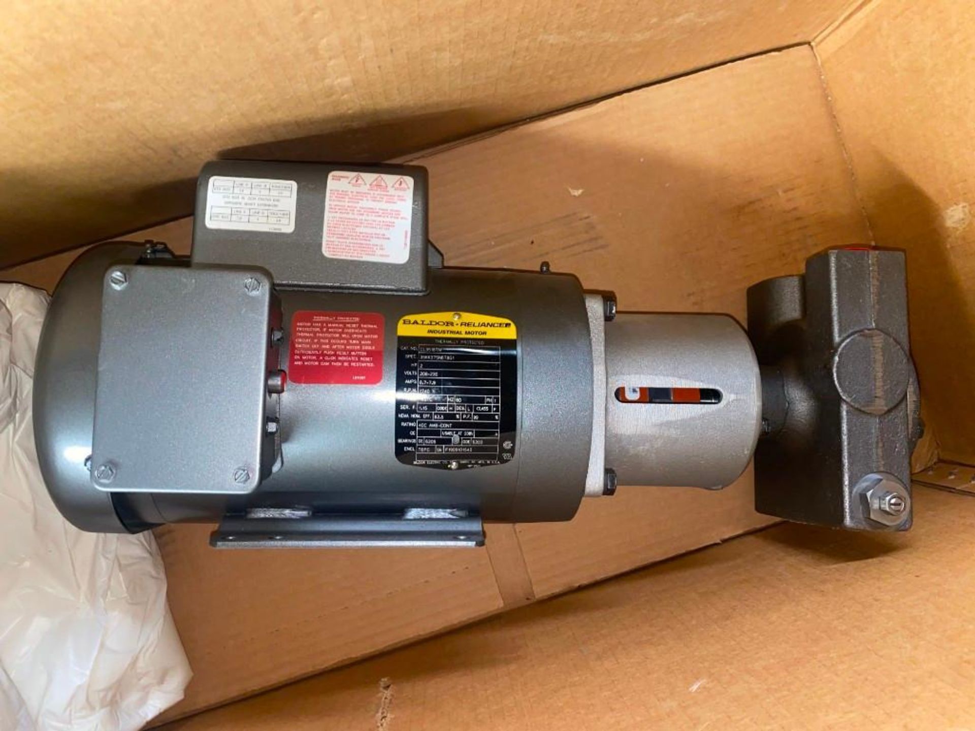 BALDOR CL3516TM & TUTHILL 5LEV-C-7. Packaging Fee = $35 - Image 2 of 4