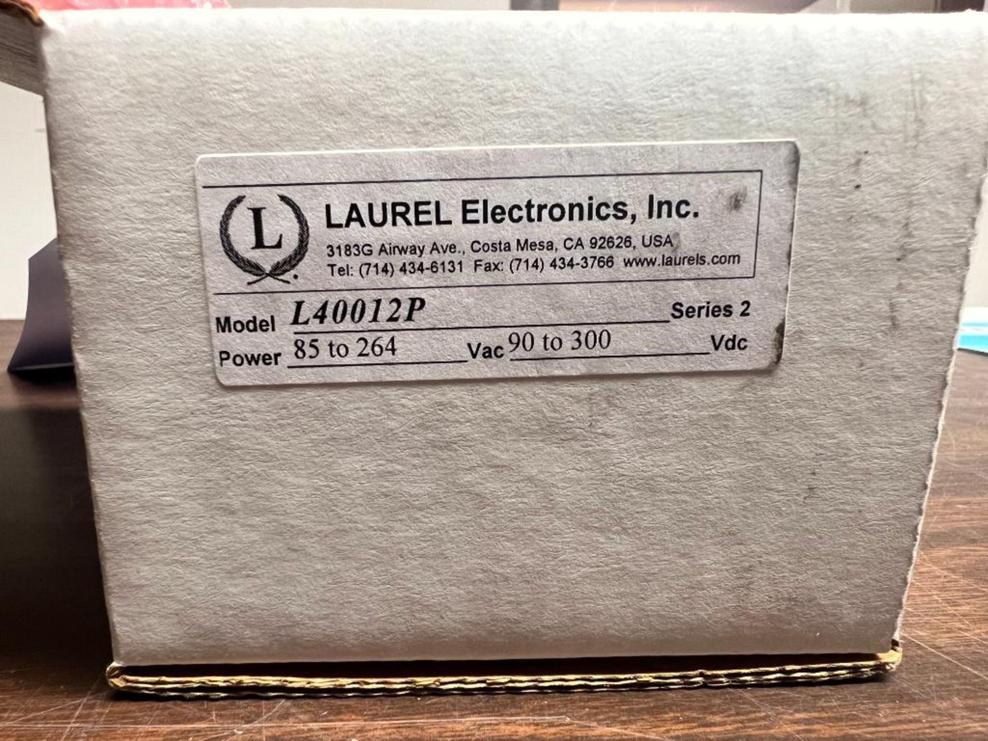 LAUREL ELECTRONICS L40012P. Packaging Fee = $5 - Image 5 of 5