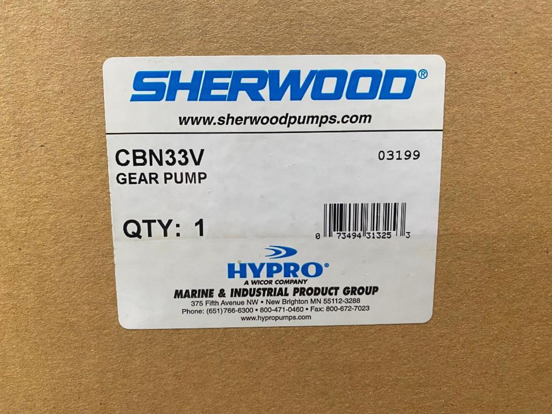 SHERWOOD GEAR PUMP CBN33V. Packaging Fee = $5 - Image 4 of 4