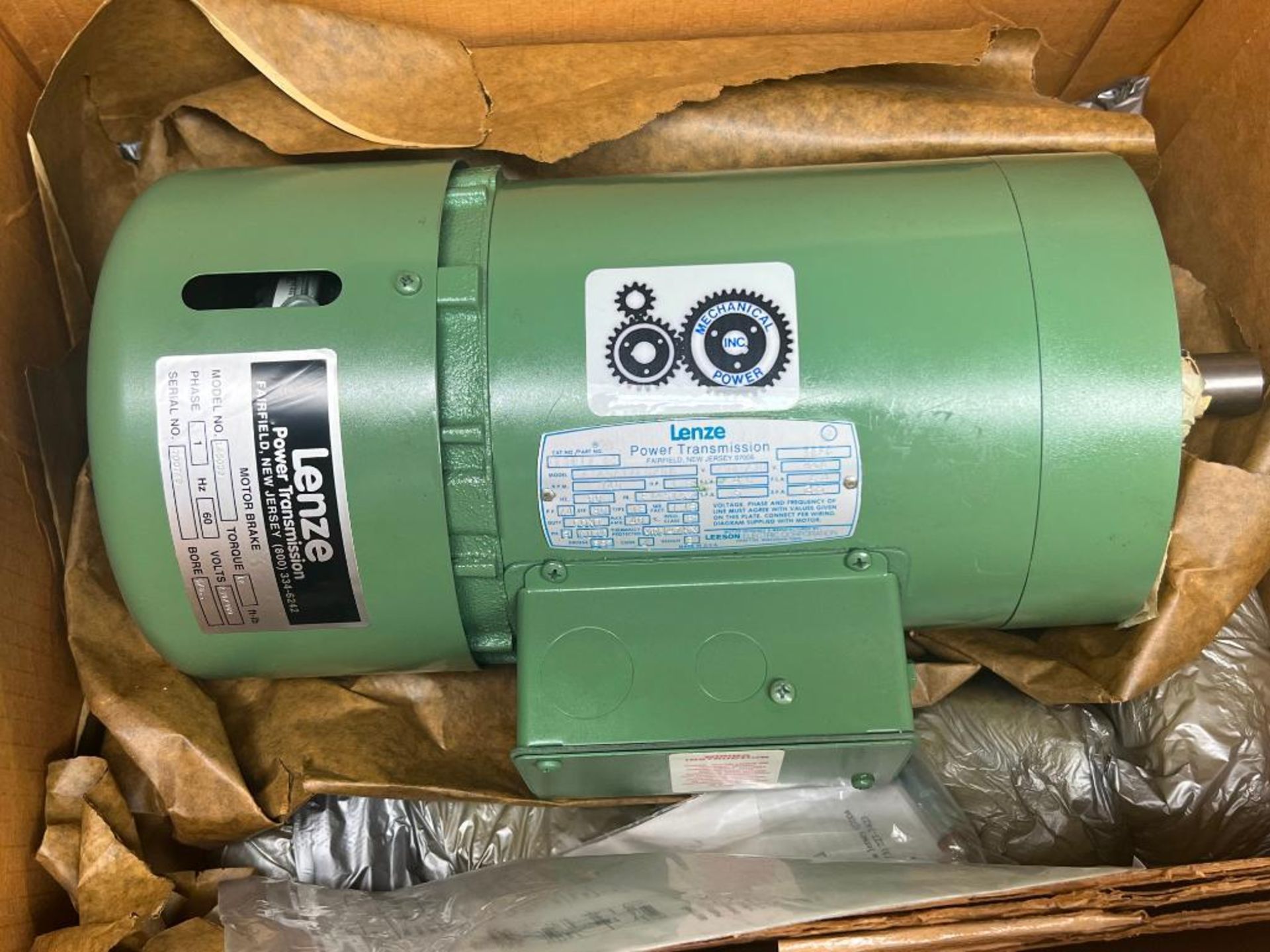 LENZE MOTOR BRAKE A145T17FC25A TEFC. Packaging Fee = $25