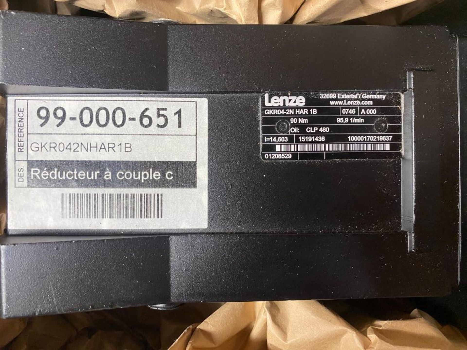 LENZE GKR04-2N HAR 1B GEAR MOTOR. Packaging Fee = $5 - Image 3 of 3