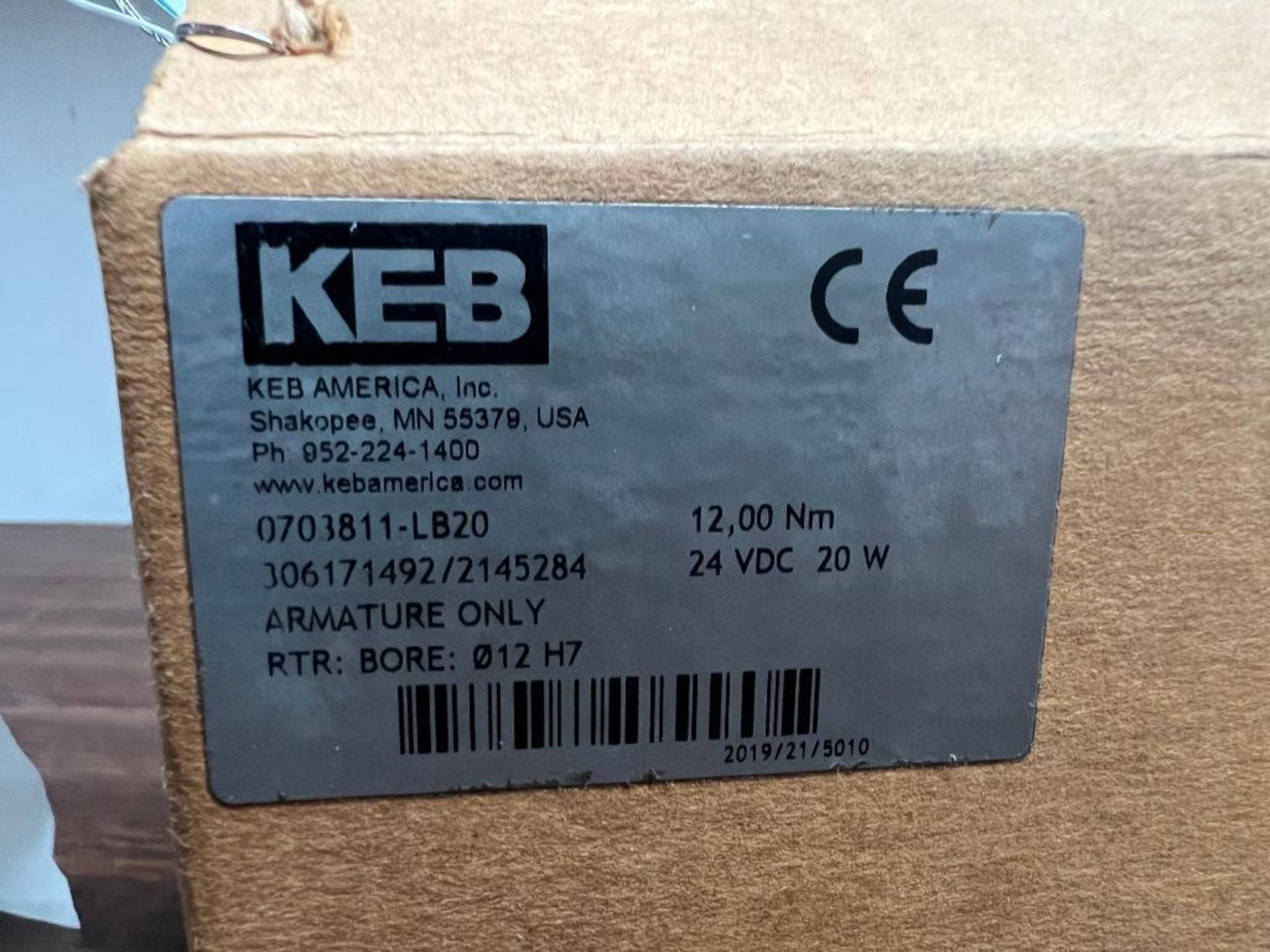 KEB 0703811-LB20. Packaging Fee = $10 - Image 3 of 3