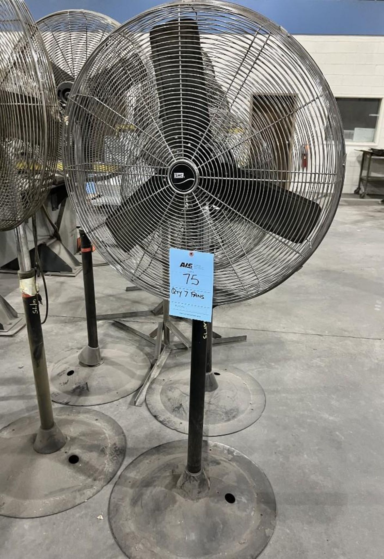 Lot Of (7) Pedestal Shop Fans. - Image 10 of 10