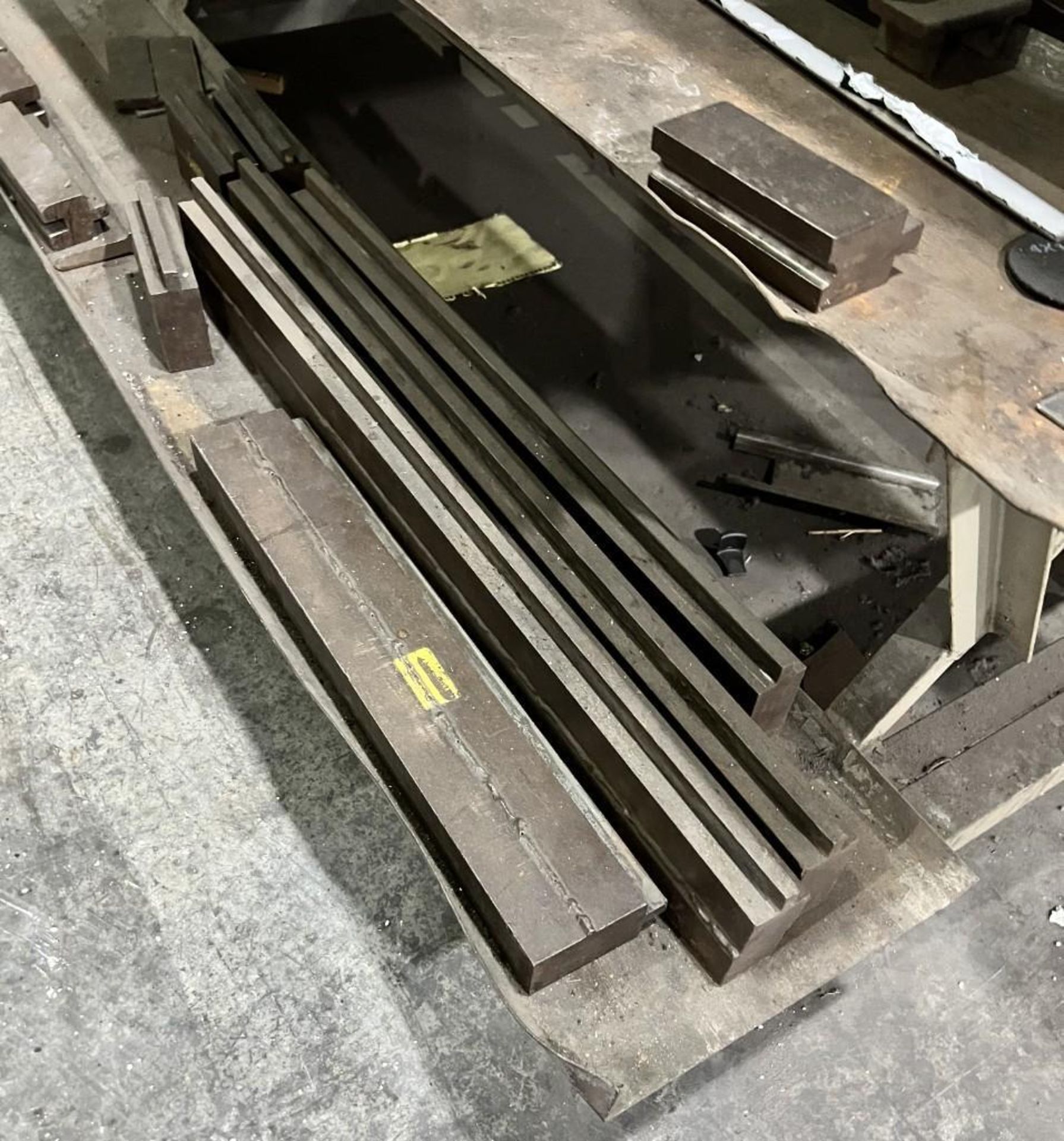 Lot Of Brake Press Dies. With cart. LAST USED WITH LOTS 1 & 2. - Image 8 of 11