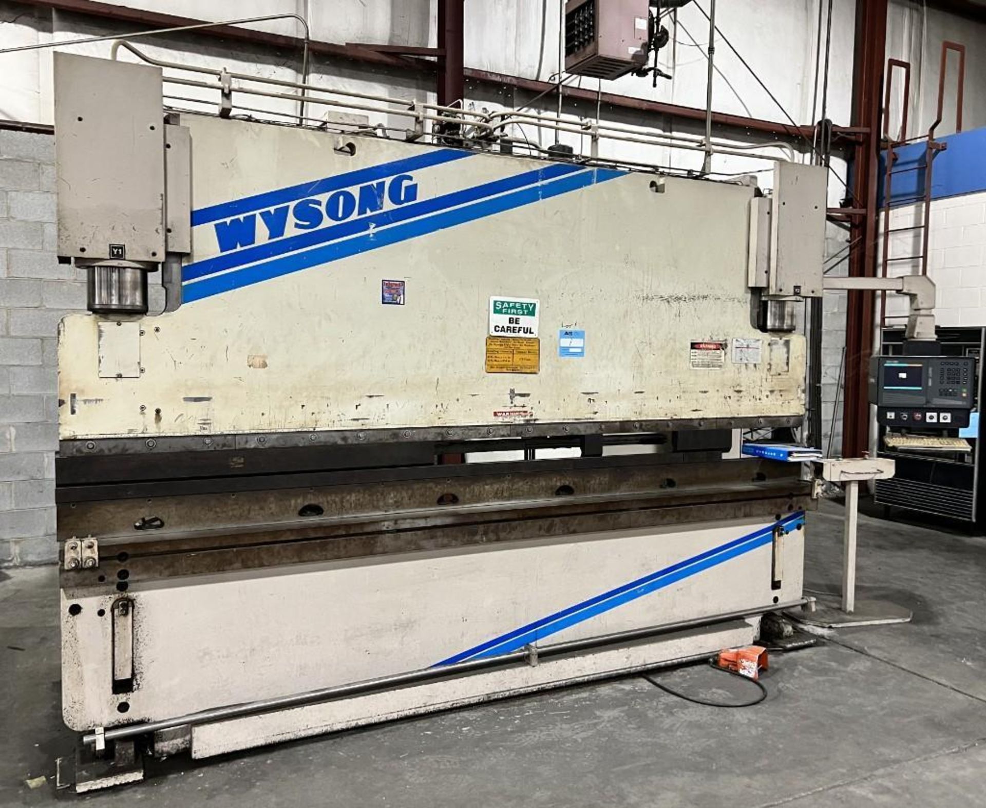 Wysong & Miles CNC Hydraulic Press Brake, Model FAB175-144. 175 Ton x 12' long. Cybelec DNC 806PS/K - Image 2 of 25