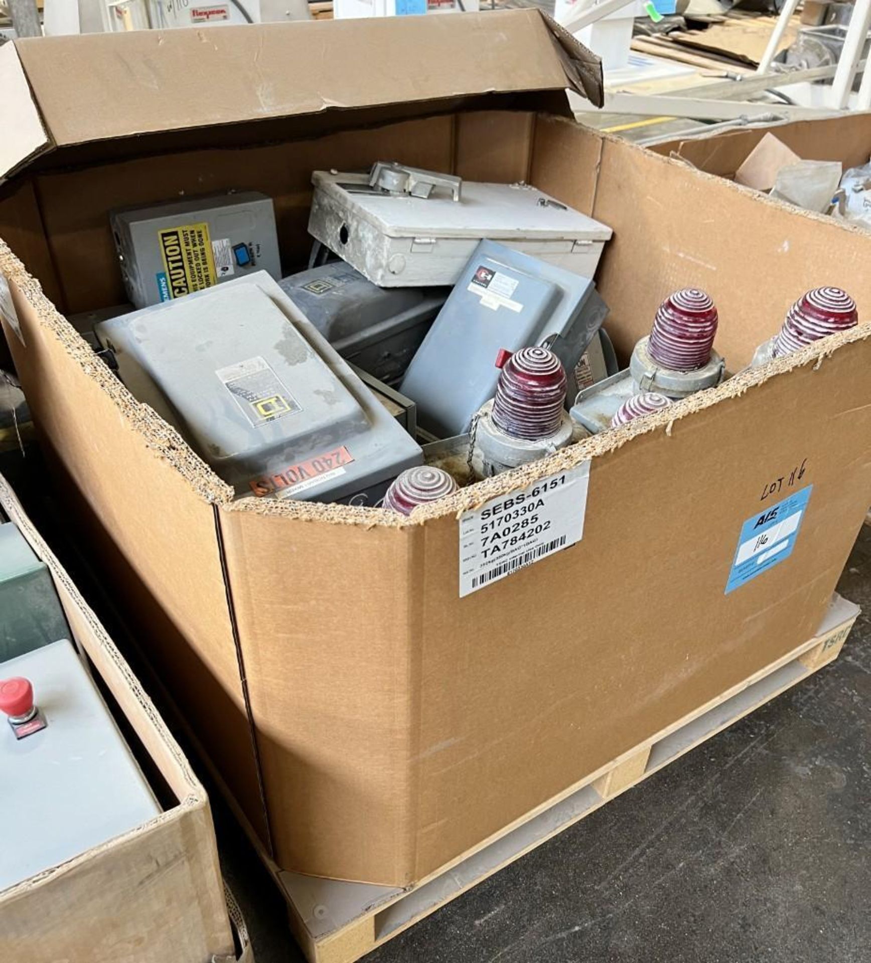 Lot Of (9) Skids. With misc. electrical panels and hardware. (Rigging/Loading Fee = $100) - Image 21 of 22